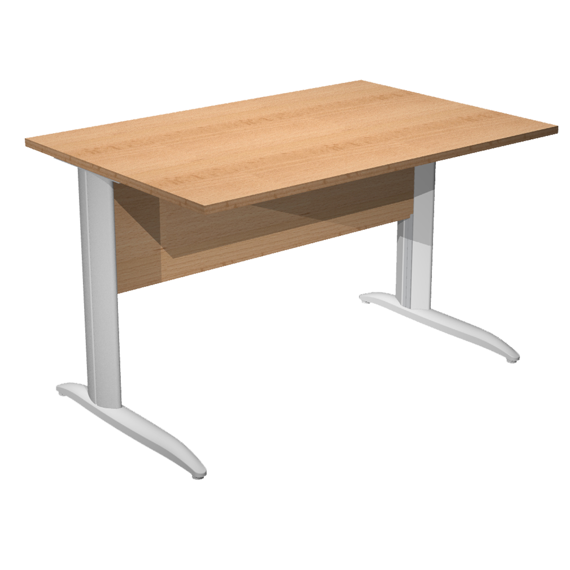 Scrivania lineare Easy - 140 x 80 x …
