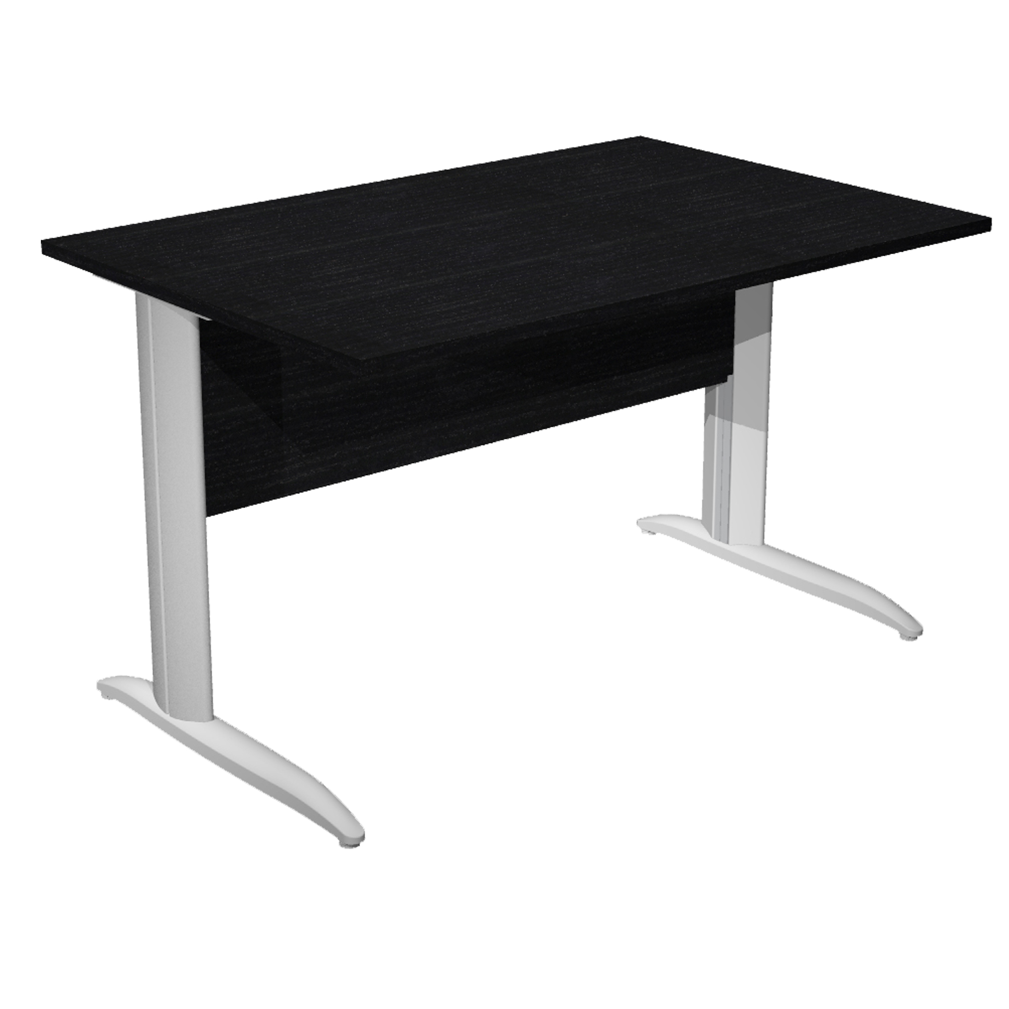 Scrivania lineare Easy - 120 x 80 x …