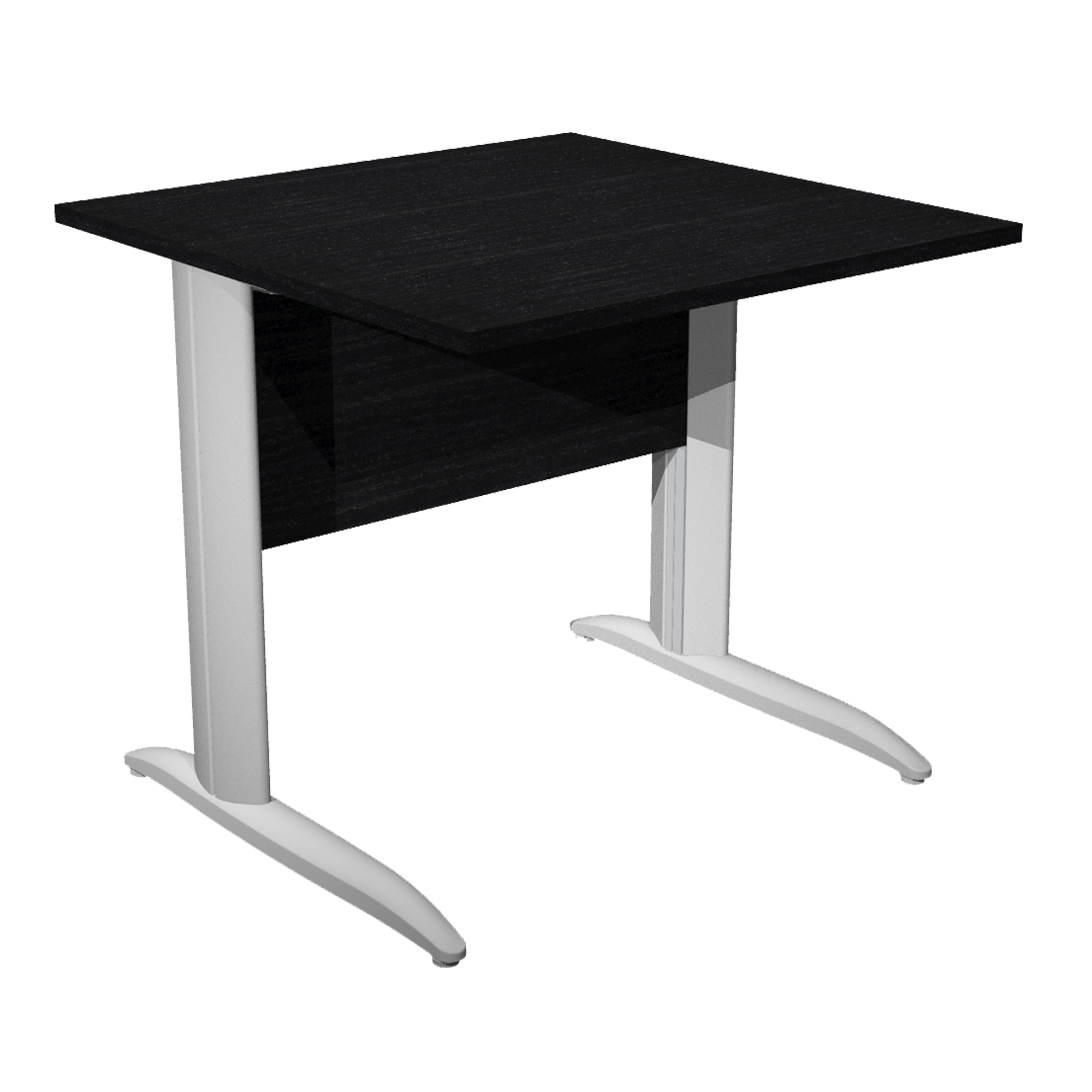 Scrivania lineare Easy - 80 x 80 x …