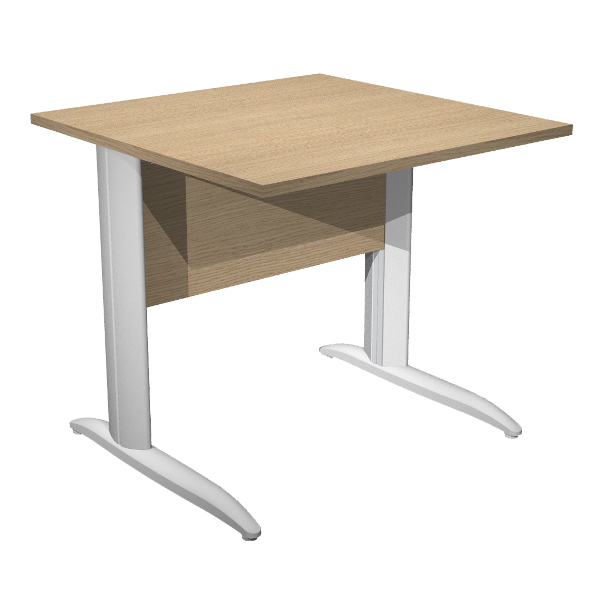 Scrivania lineare Easy - 80 x 80 x …