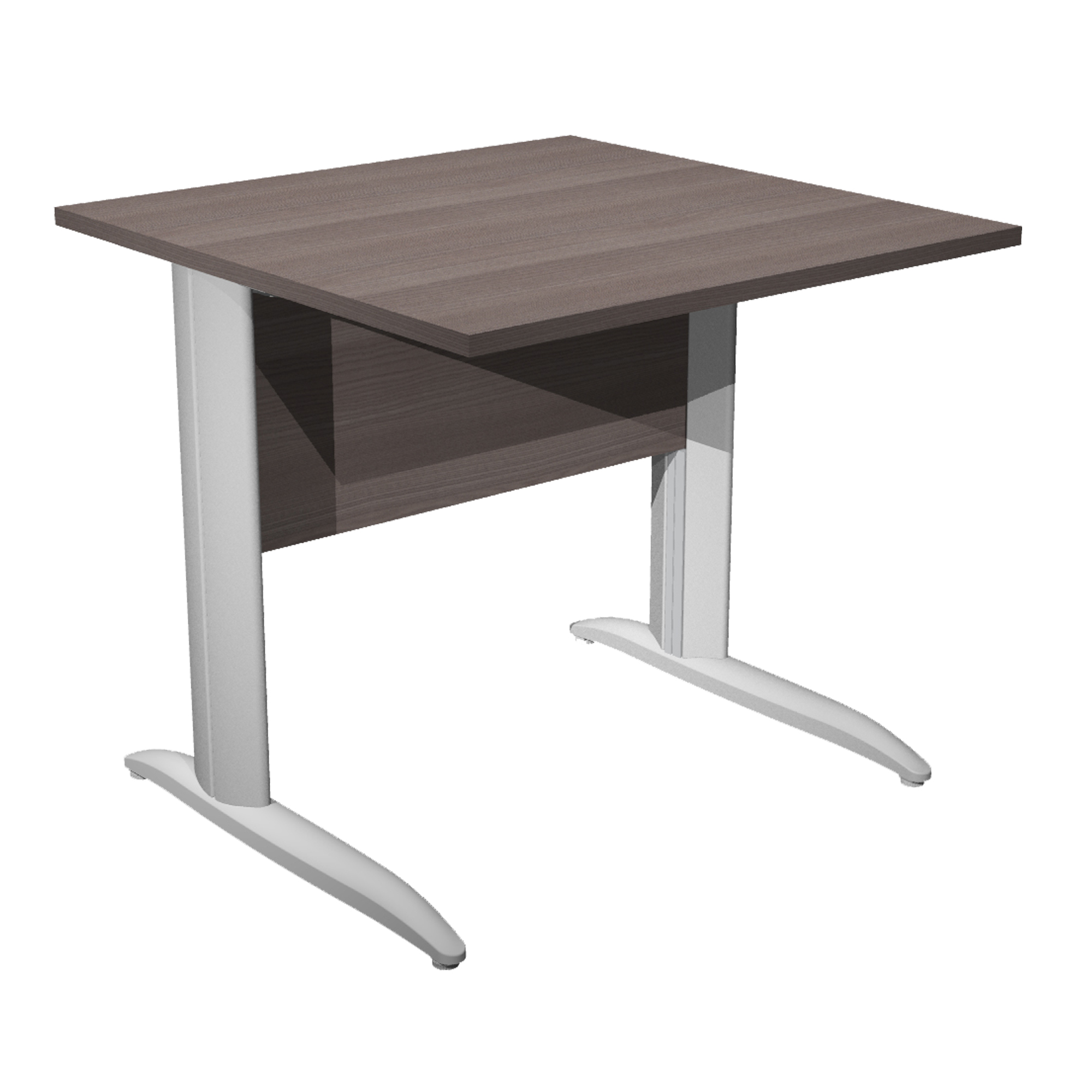 Scrivania lineare Easy - 80 x 80 x …
