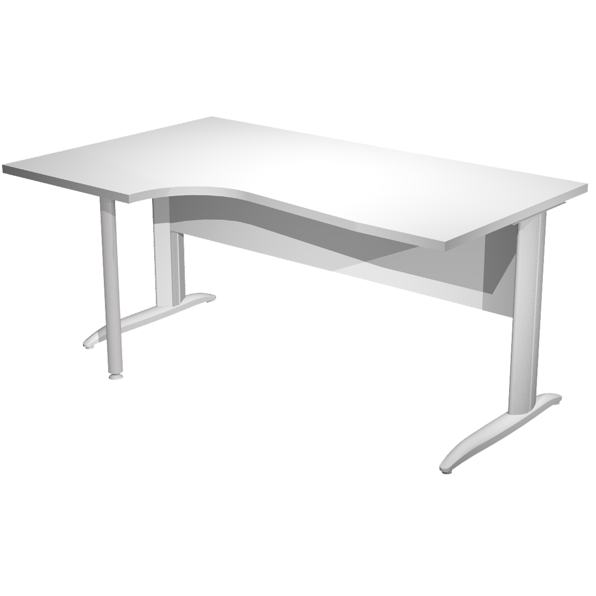 Scrivania Compact Sinistro Easy - 160 x 60/80/100 …
