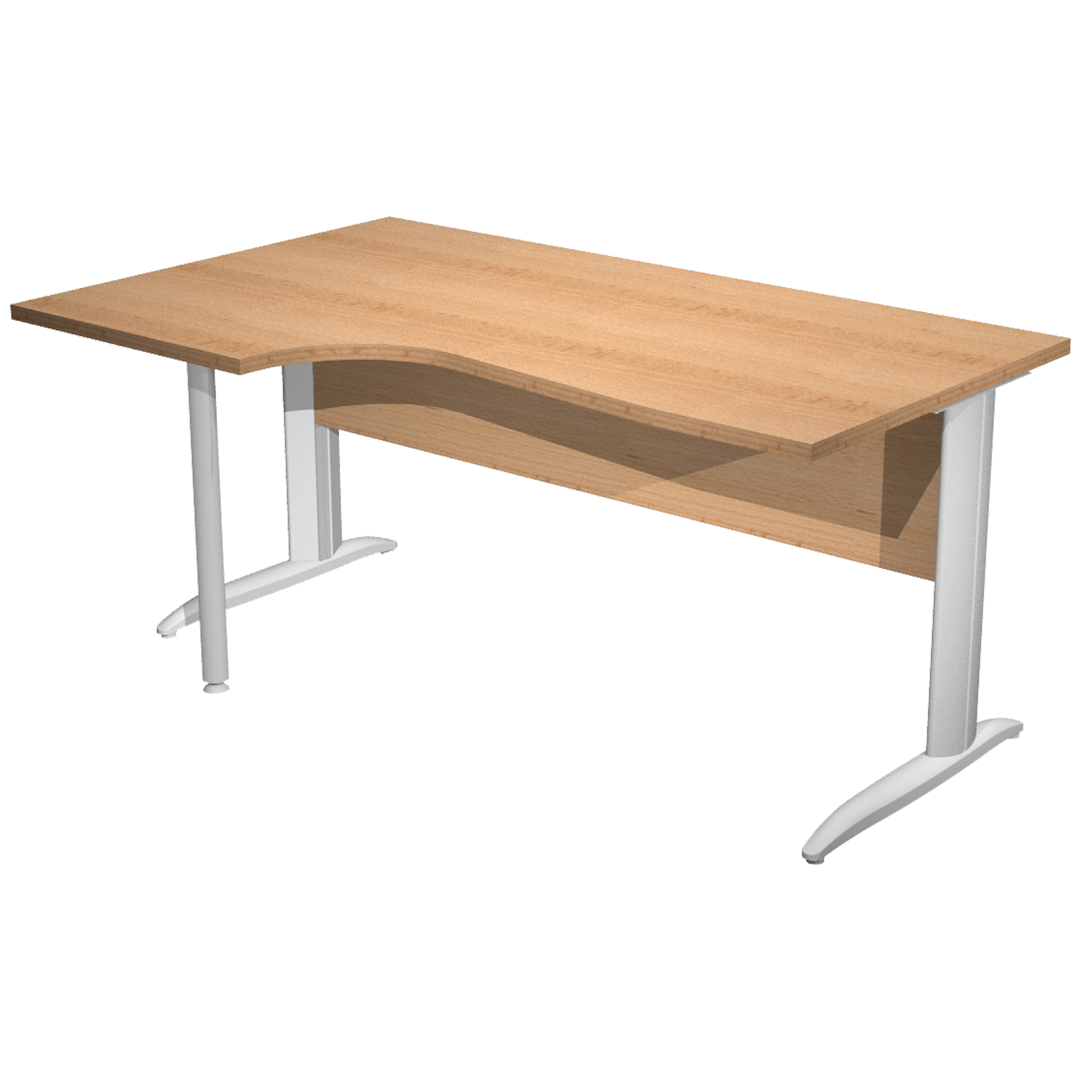 Scrivania Compact Sinistro Easy - 160 x 60/80/100 …