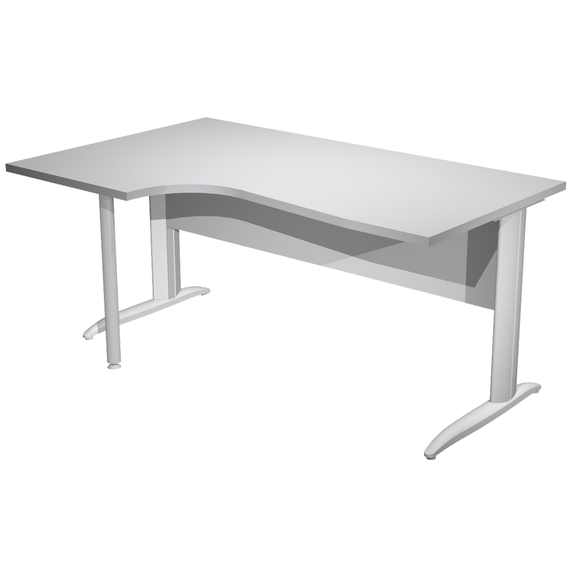Scrivania Compact Sinistro Easy - 160 x 60/80/100 …