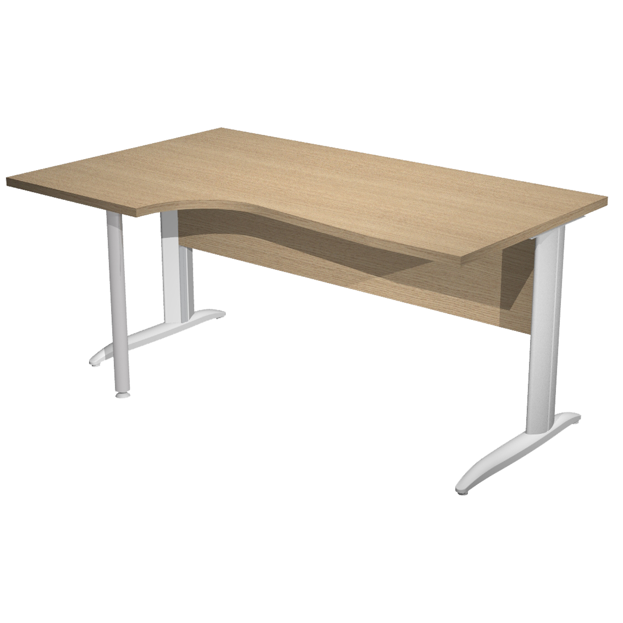 Scrivania Compact Sinistro Easy - 160 x 60/80/100 …