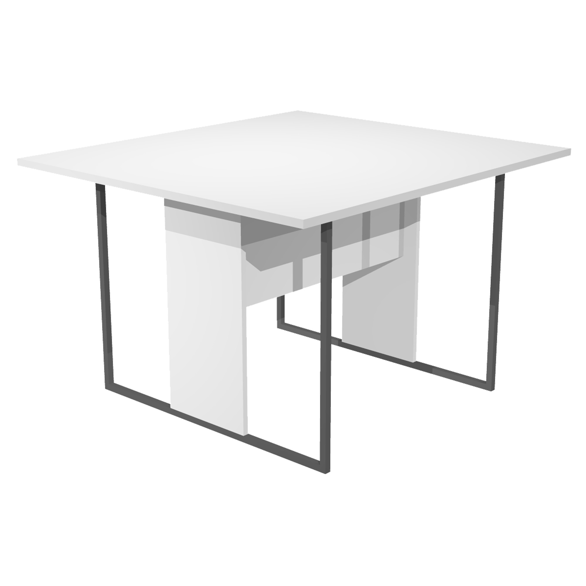 Tavolo riunione Essence - 120 x 110 cm …