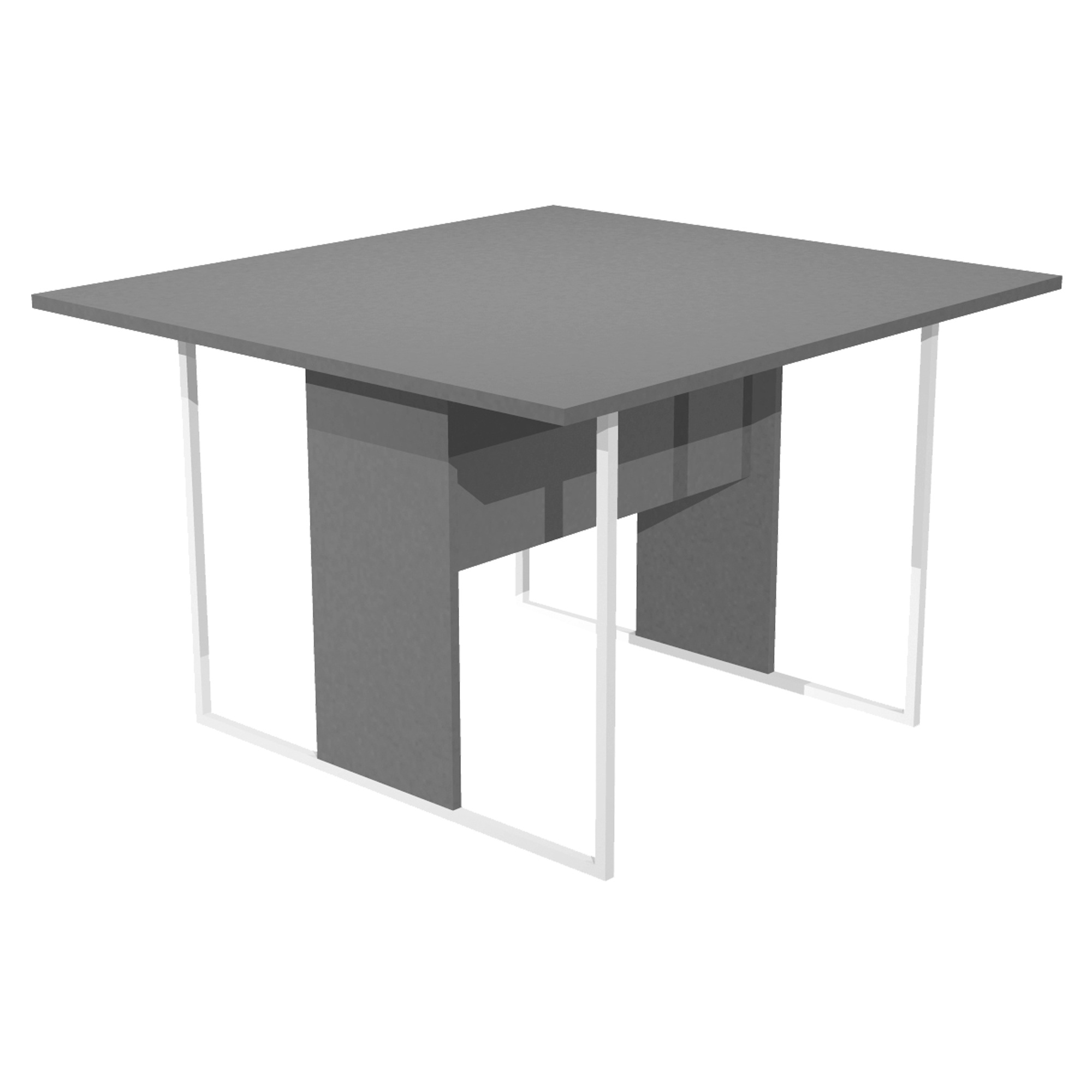 Tavolo riunione Essence - 120 x 110 cm …