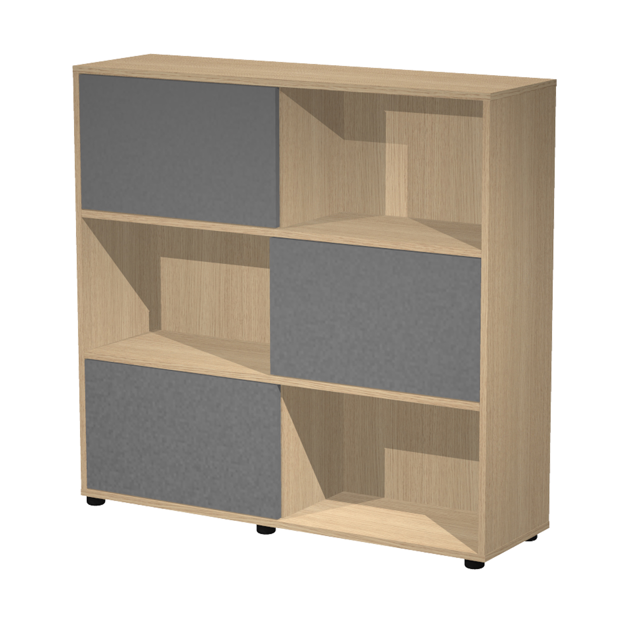 Libreria media Essence - 3 ante scorrevoli - …