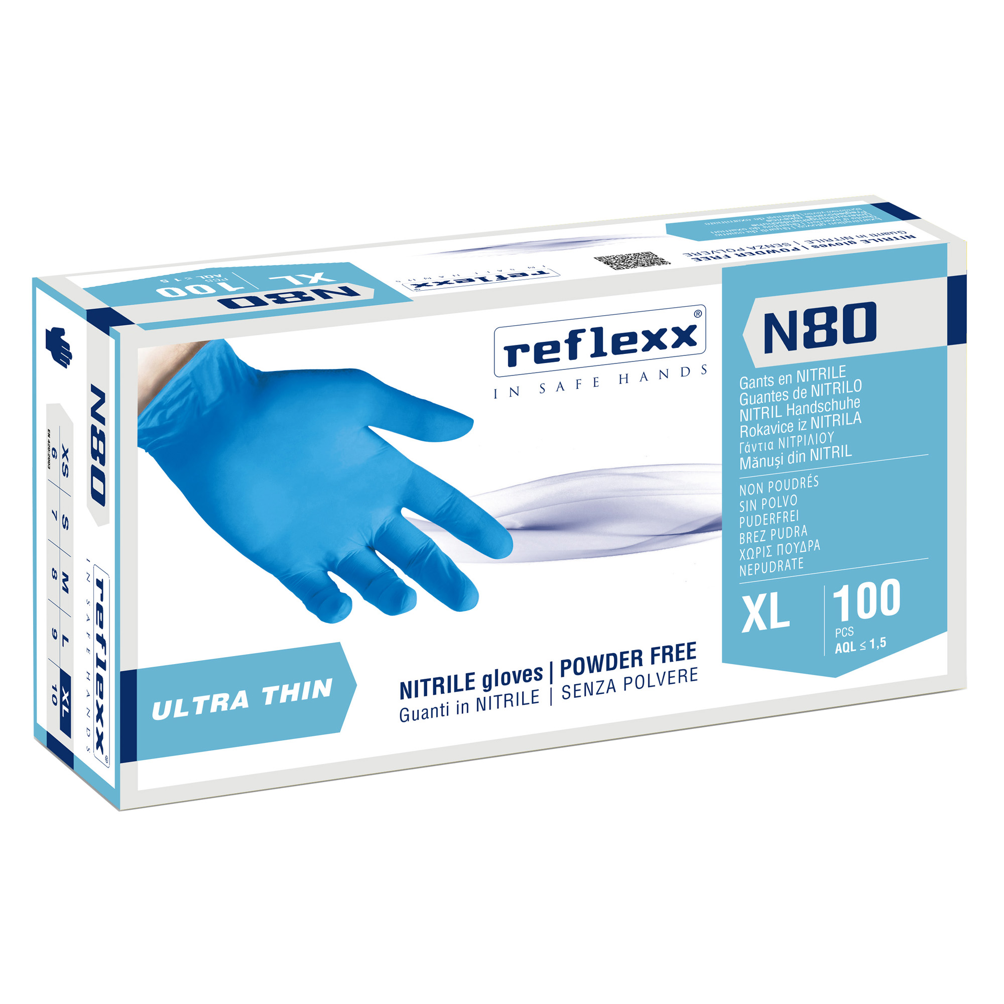 Guanti in nitrile N80 - ultrasottili - taglia …