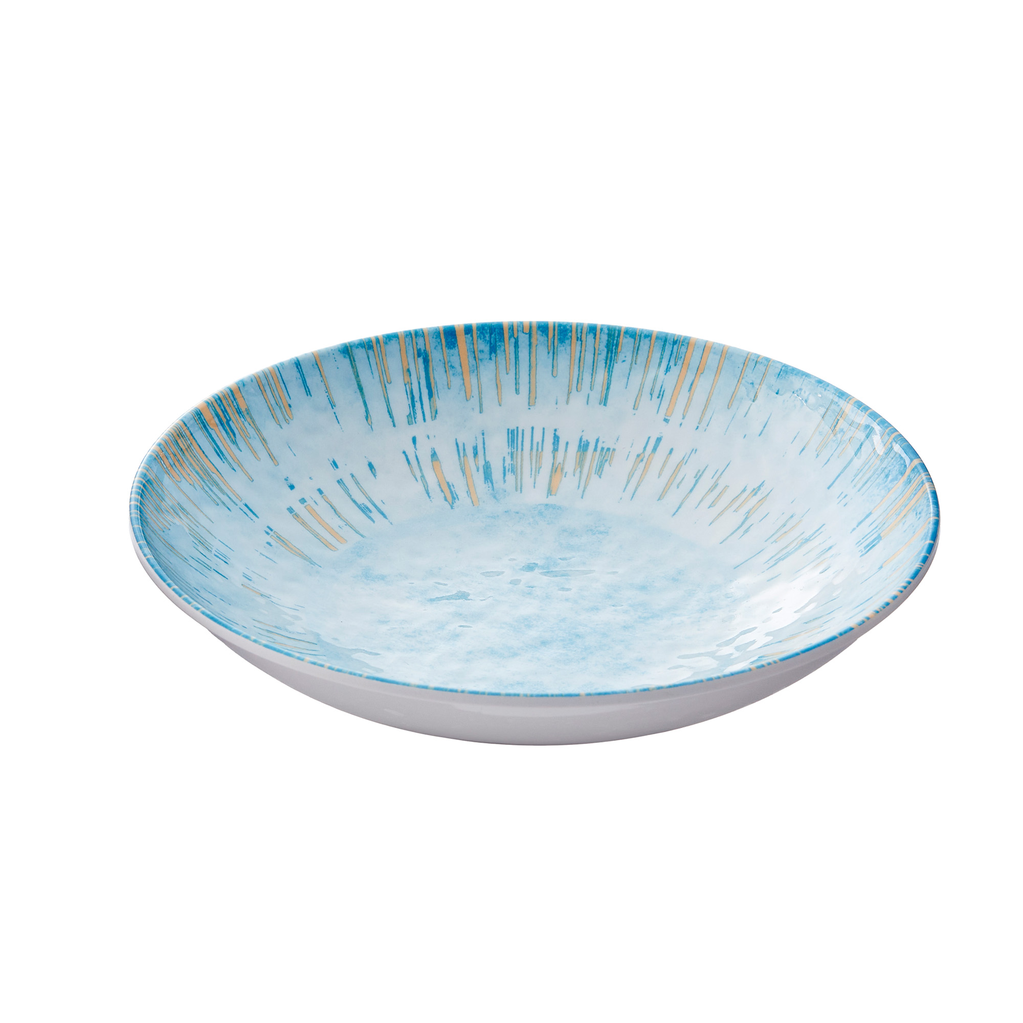 Piatto fondo Linea Oceano D18,5x4cm melamina Leone