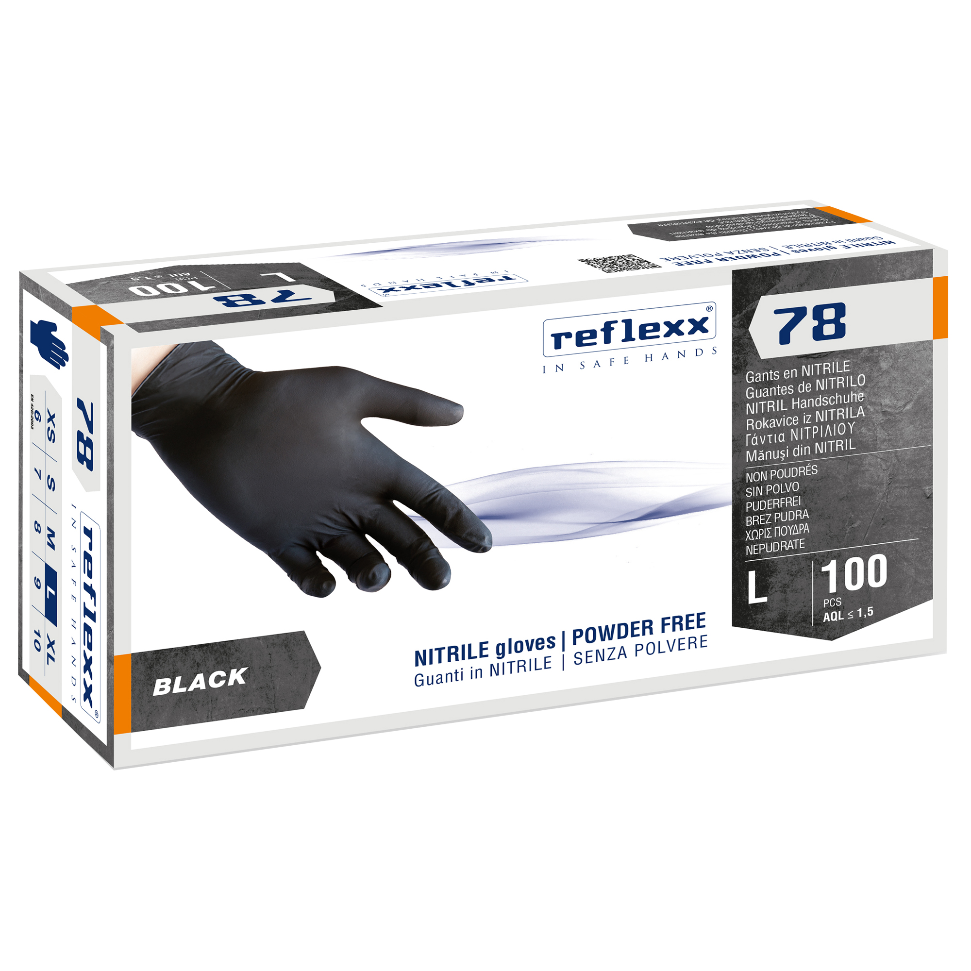 Guanti in nitrile R78 - senza polvere - …
