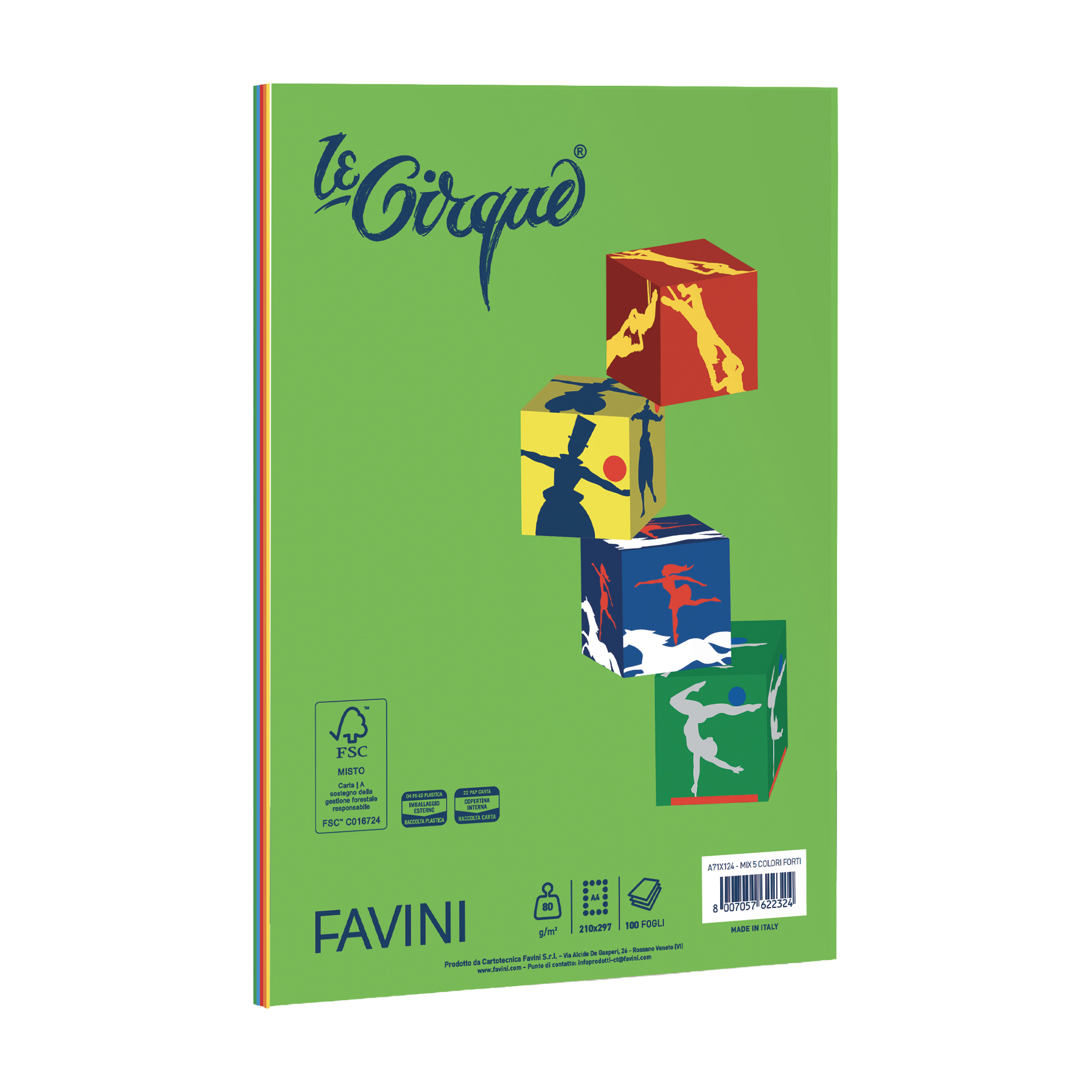 Carta LE SMALL CIRQUE A4 80gr 100fg mix …