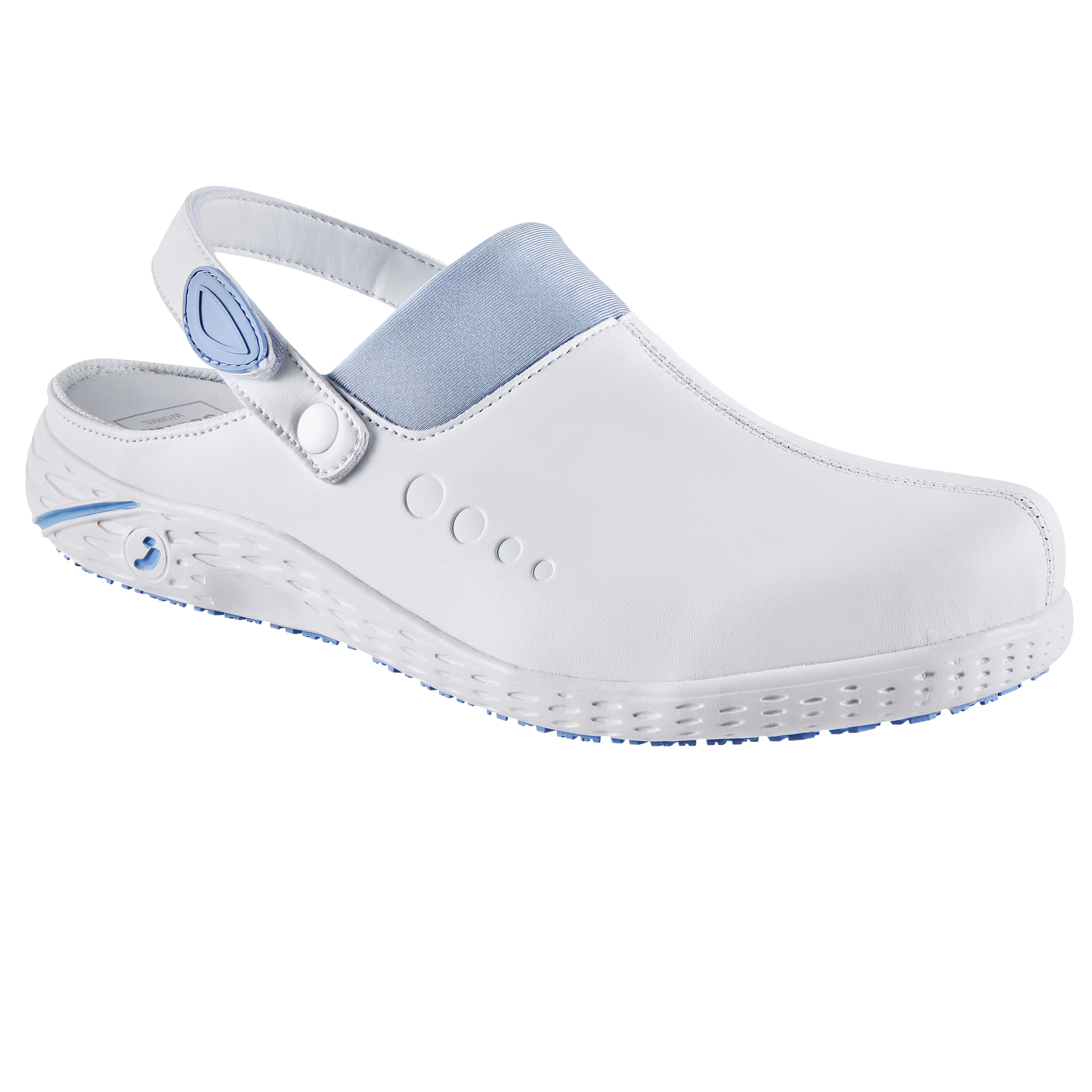 Zoccolo ortopedico Dany - numero 37 - bianco/azzurro …
