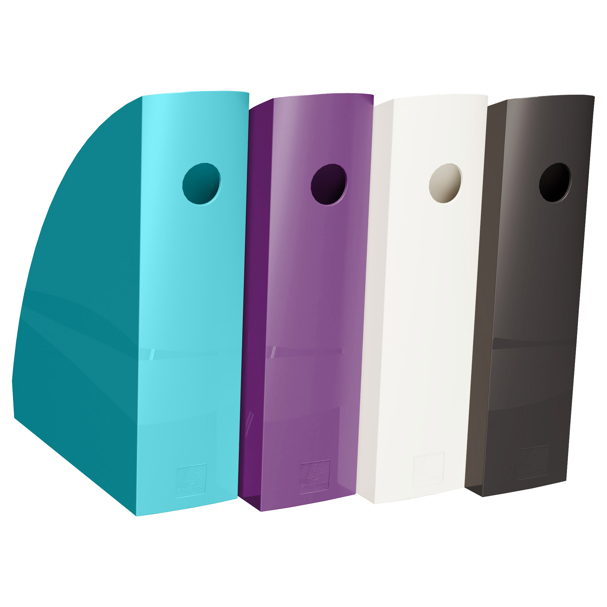 Set 4 portariviste Mag-Cube - linea Titane - …