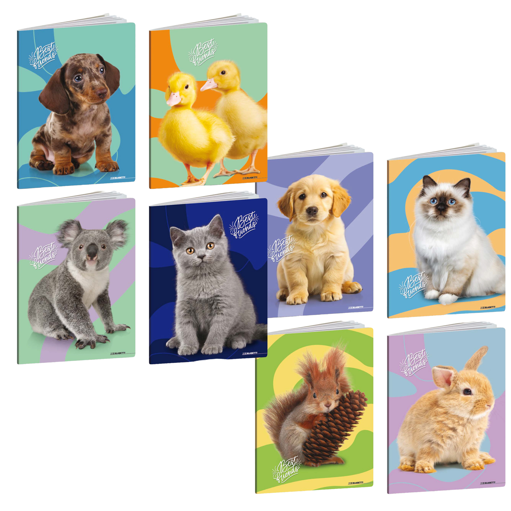 Maxiquaderno Best Friends - A4 - 1 rigo …