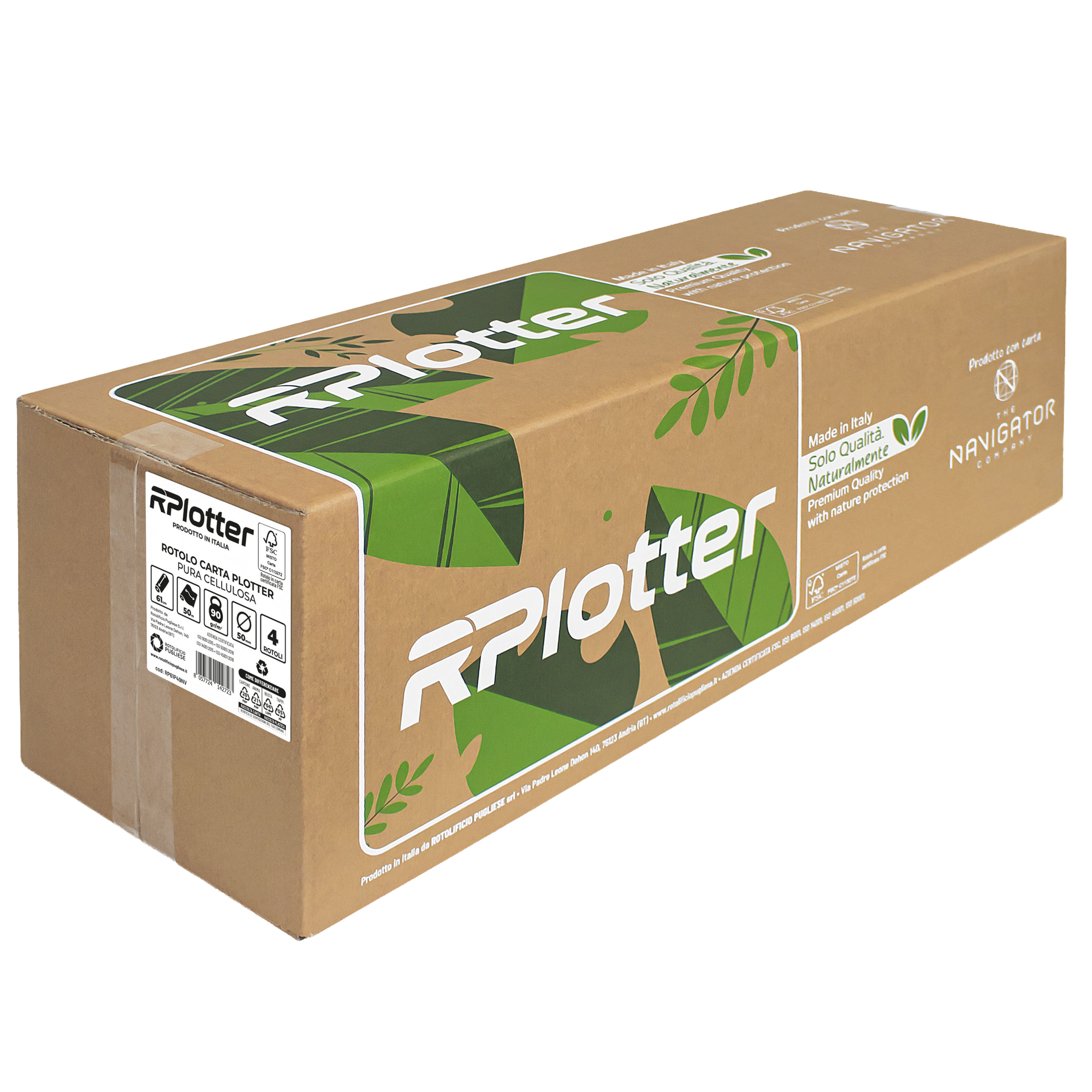 Carta plotter inkjet e laser bianco 610mm x …