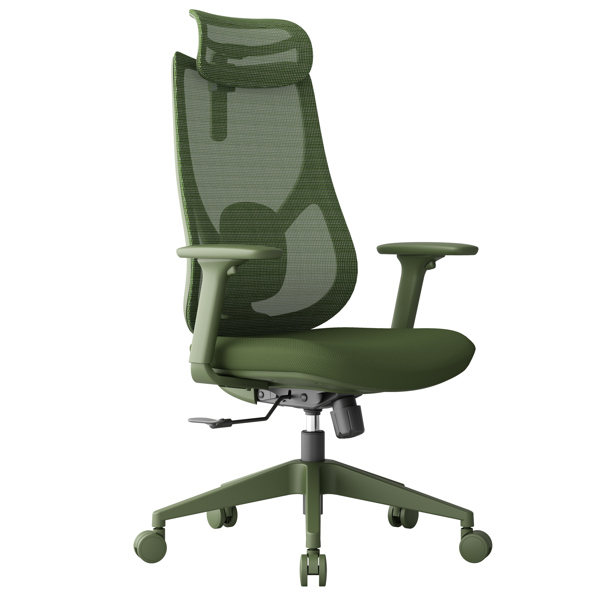 Seduta semidirezionale c/bracc Linear LIN in rete verde
