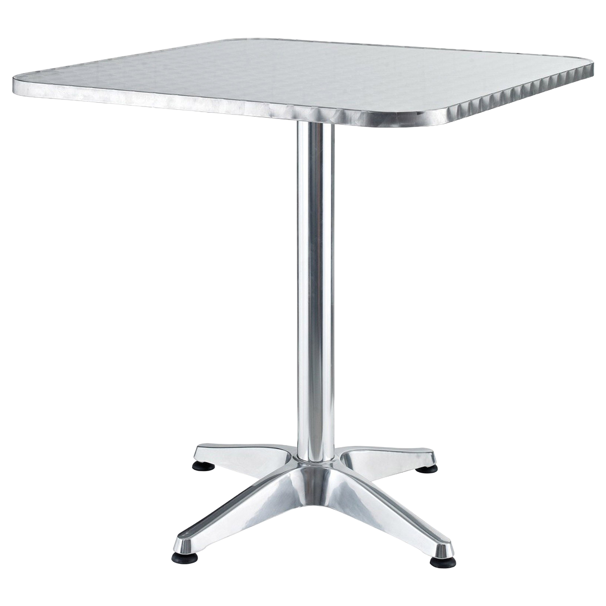 Tavolo quadrato in alluminio 60x60x70cm Verdelook