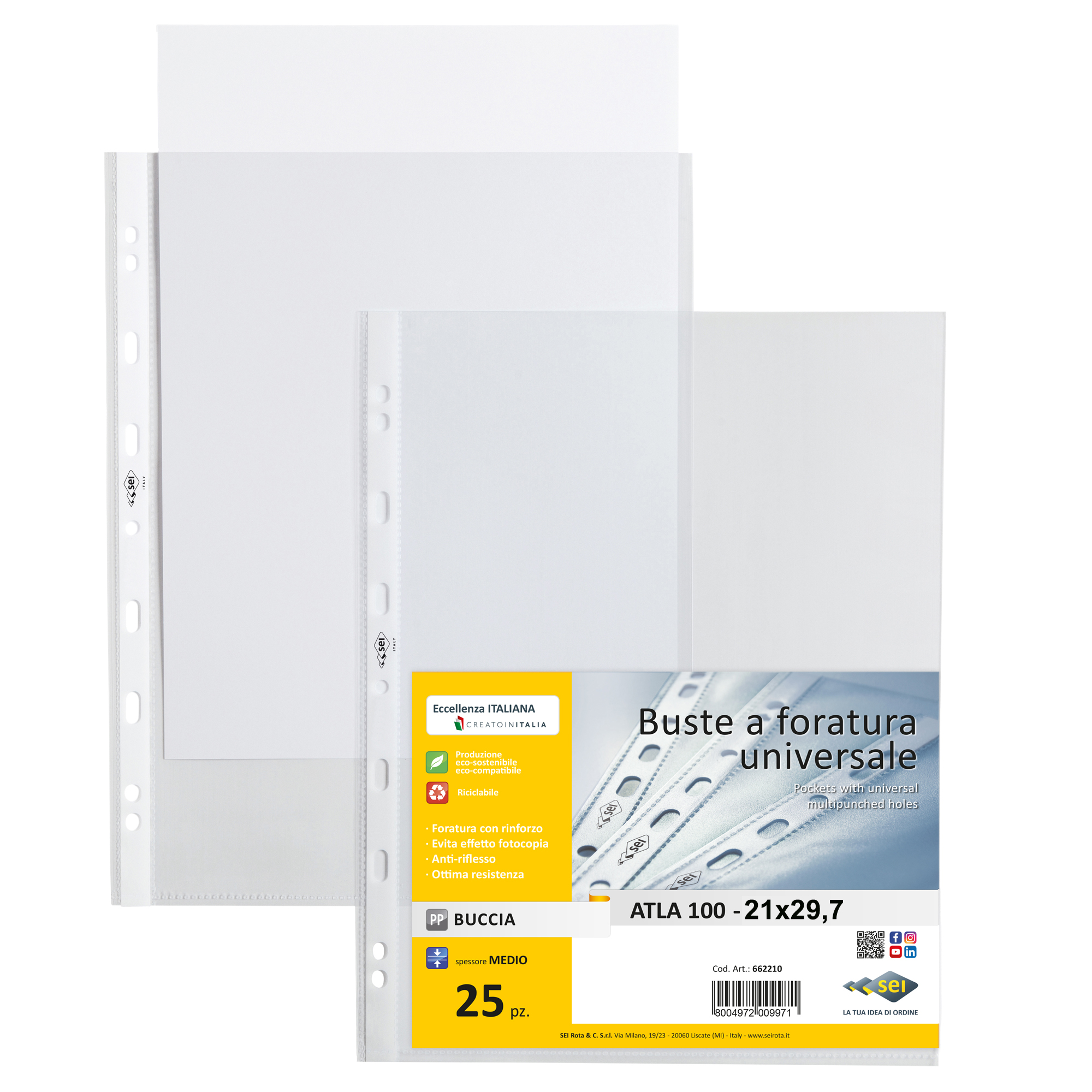 Buste forate Atla - medium - buccia - …
