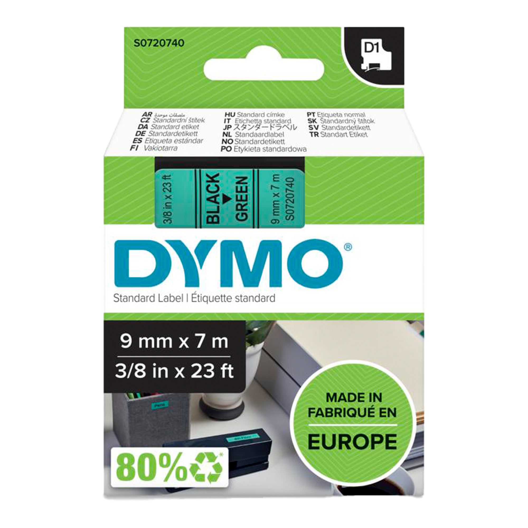 DYMO D1 - Poliestere - autoadesivo - nero …