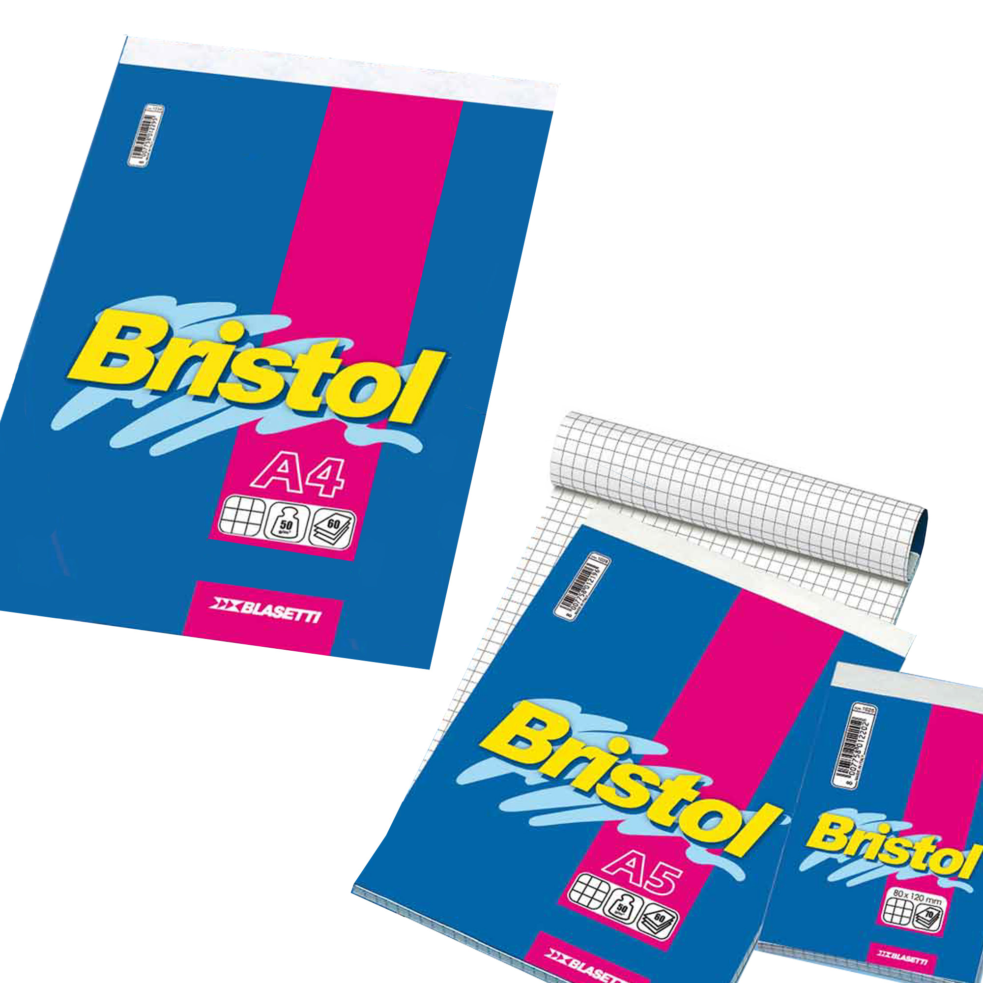 Blocco note Bristol - 5 mm - 210 …
