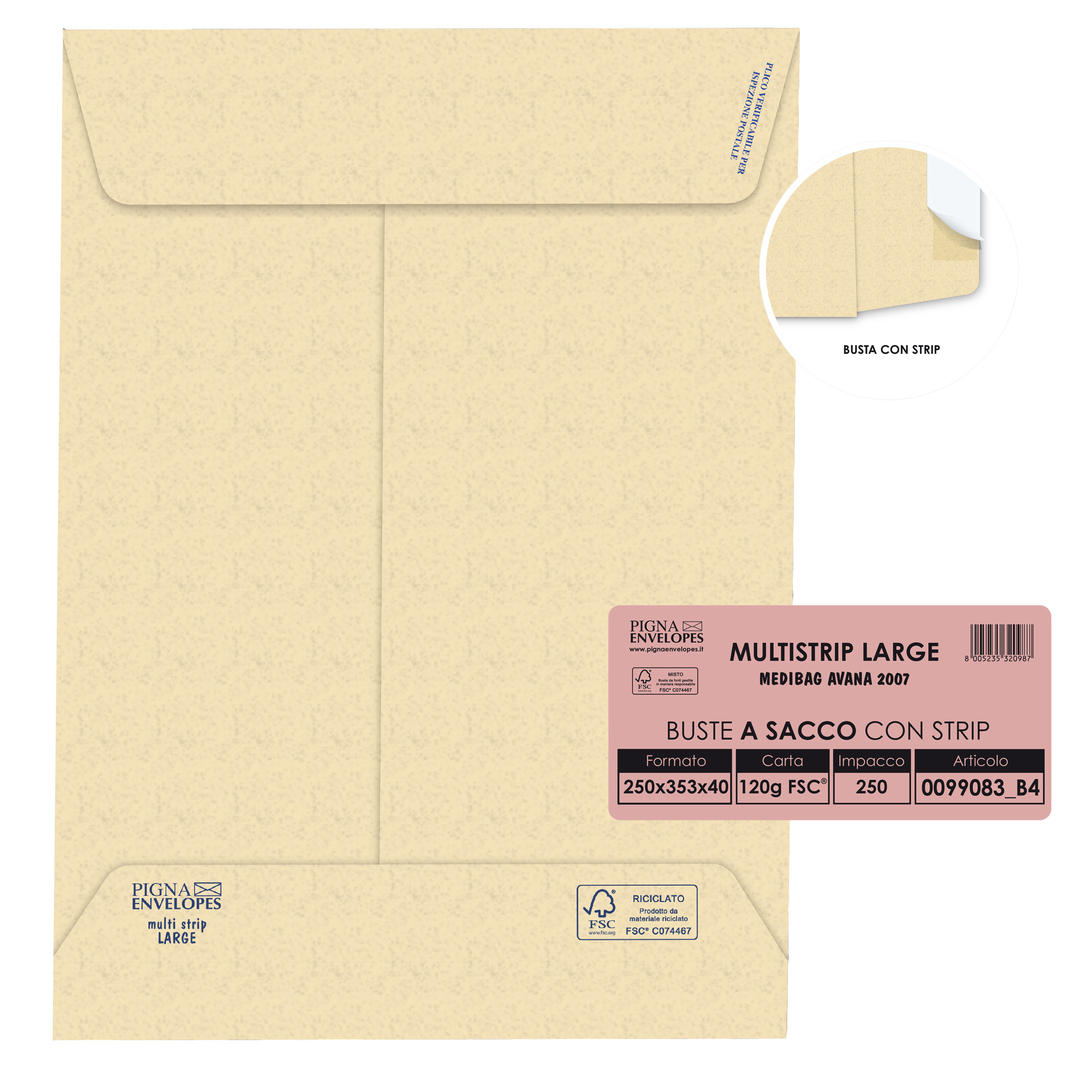 Pigna LAGERMAIL - Busta - espandibile - International …