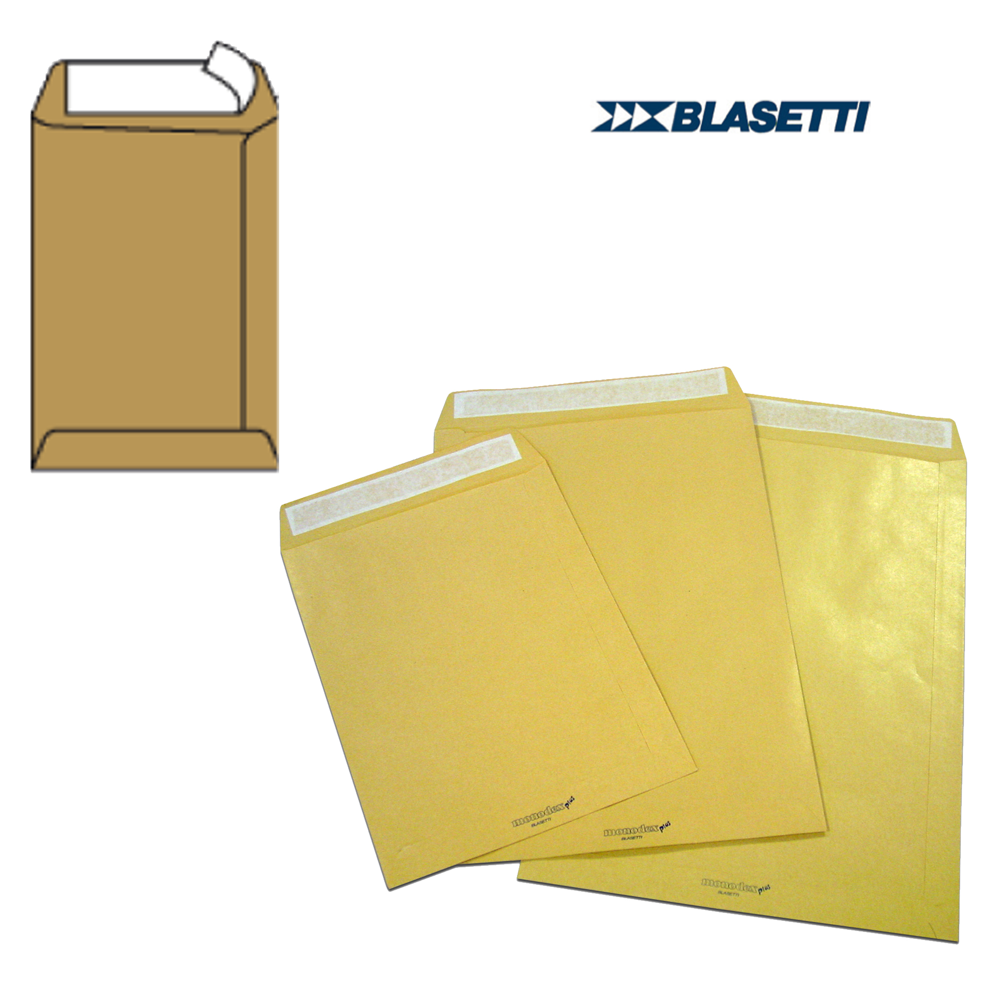 Busta a sacco Monodex - strip adesivo - …