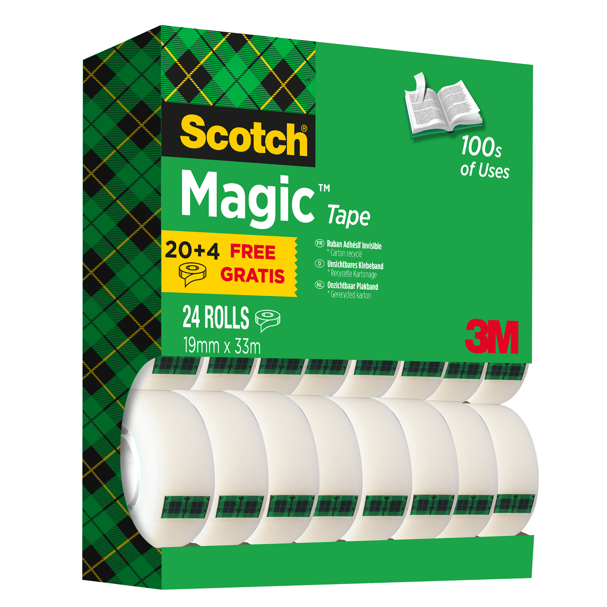 Nastro adesivo invisibile Scotch Magic Value Pack 24 …