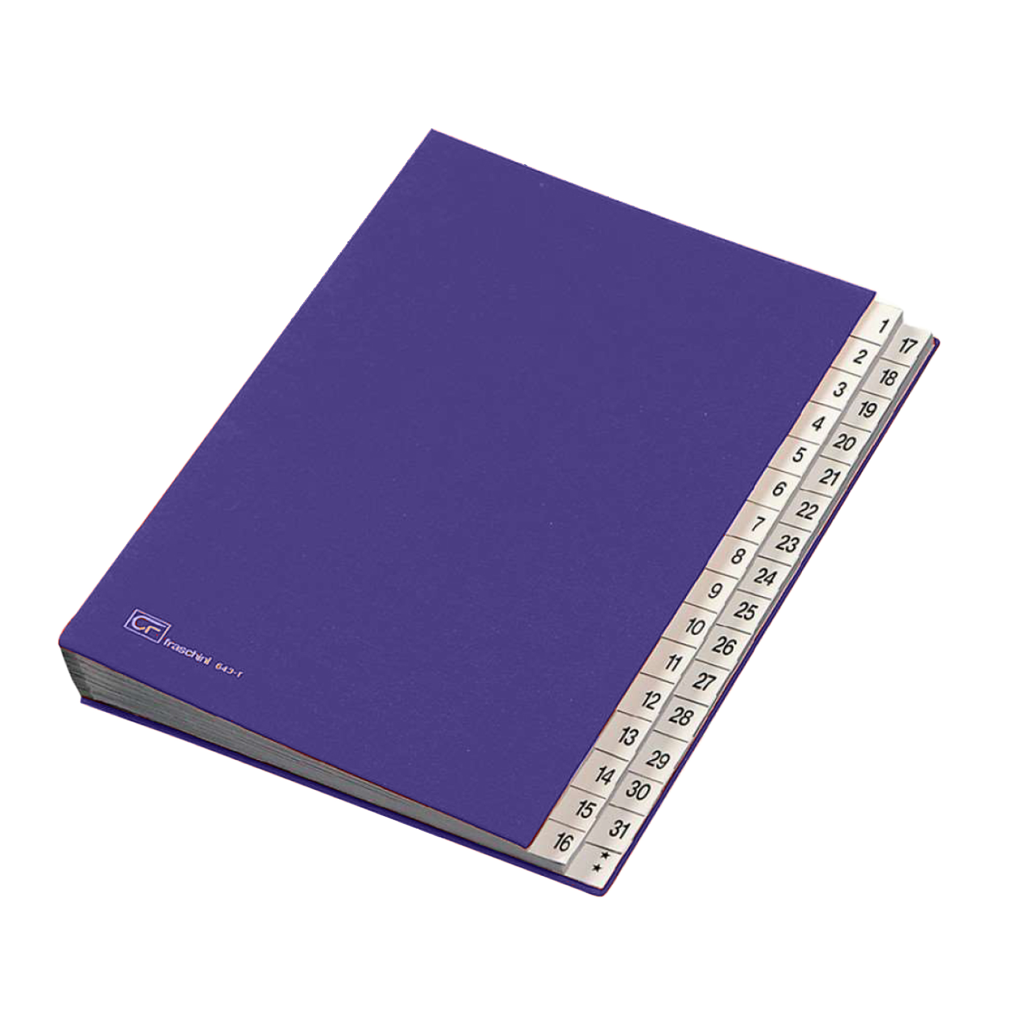 Classificatore numerico 1/31 - 643D - 24x34 cm …