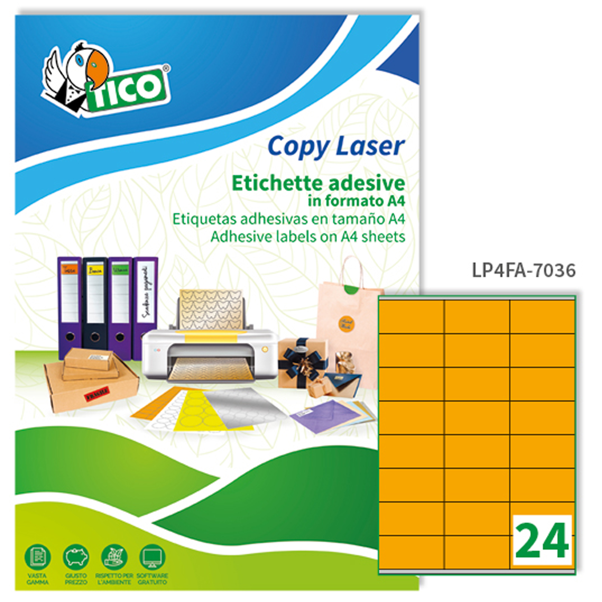 Tico Copy Laser Premium - Carta - autoadesivo …