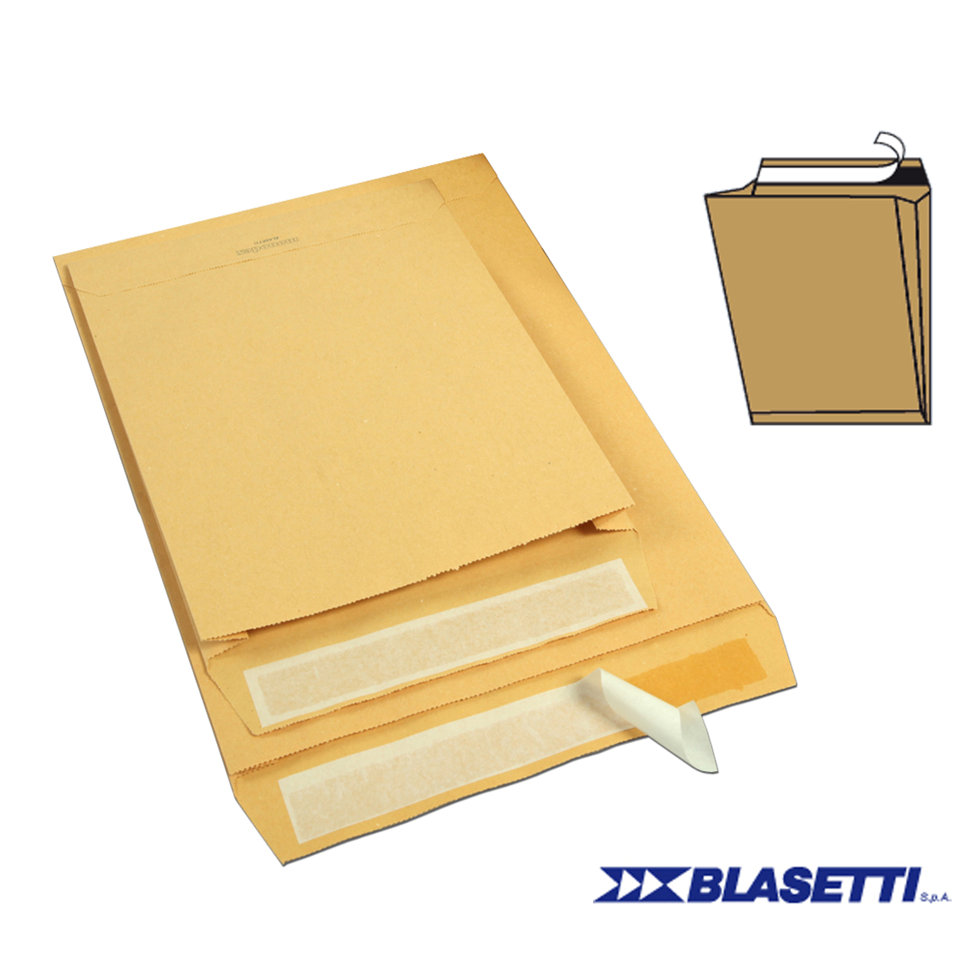 Busta a sacco Monodex - soffietti laterali - …