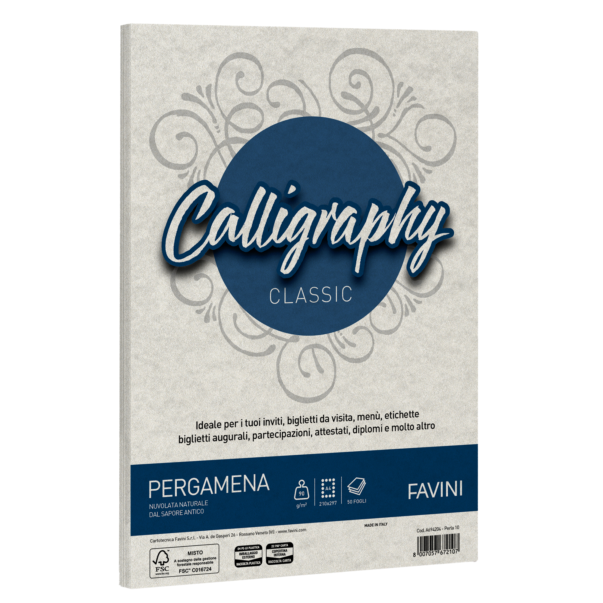 Carta Calligraphy Pergamena - A4 - 190 gr …