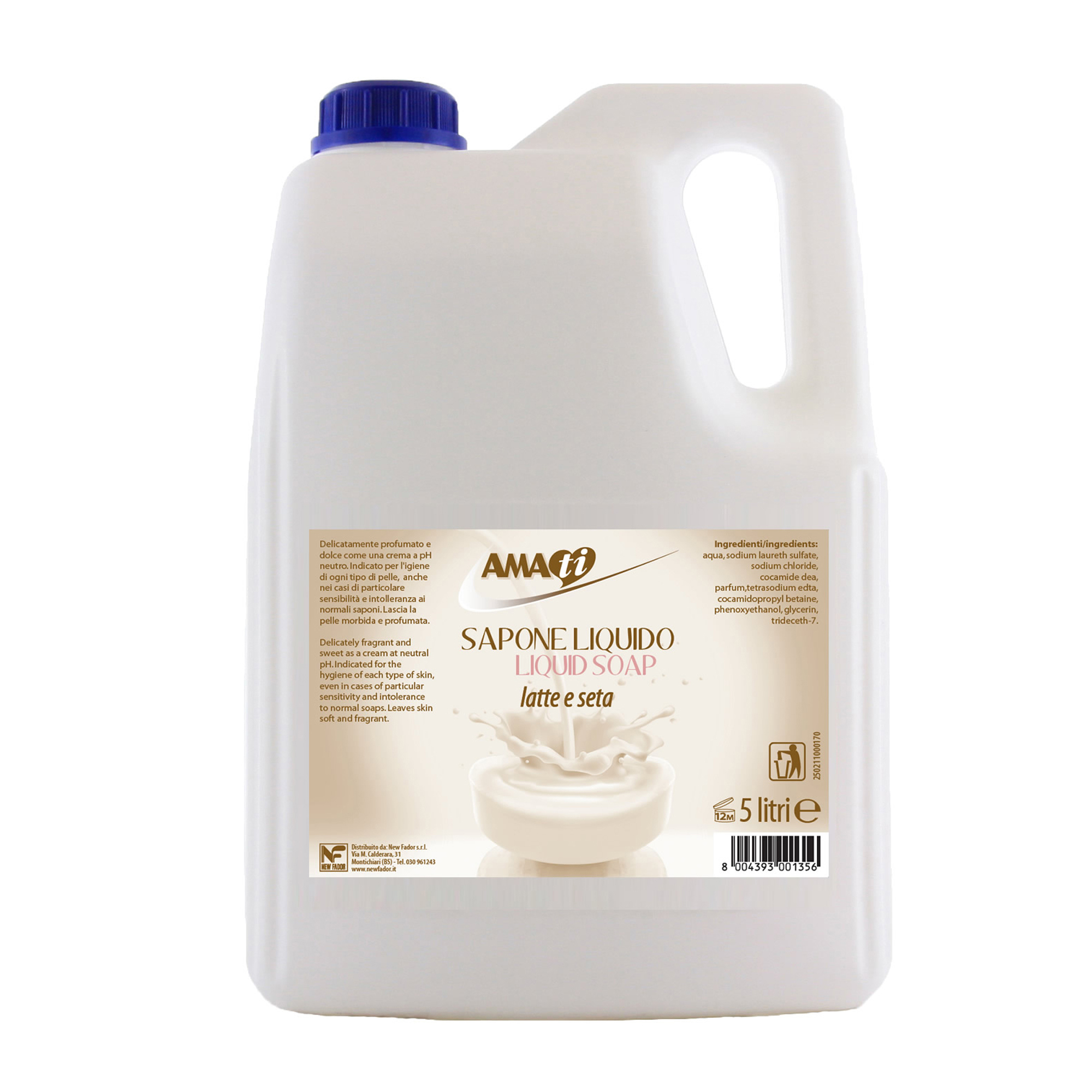 Detergente liquido - latte - Amati - tanica …