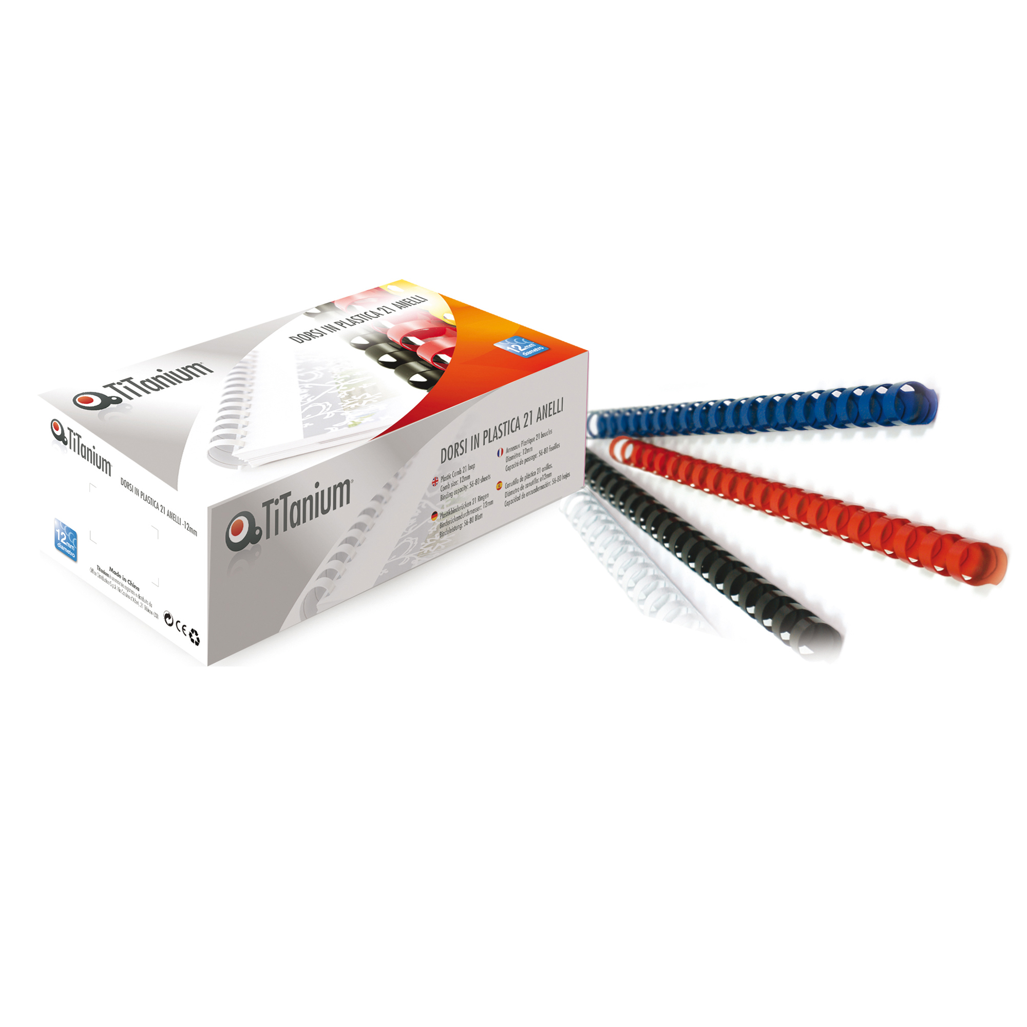 Dorsi spirale - 21 anelli - plastica - …