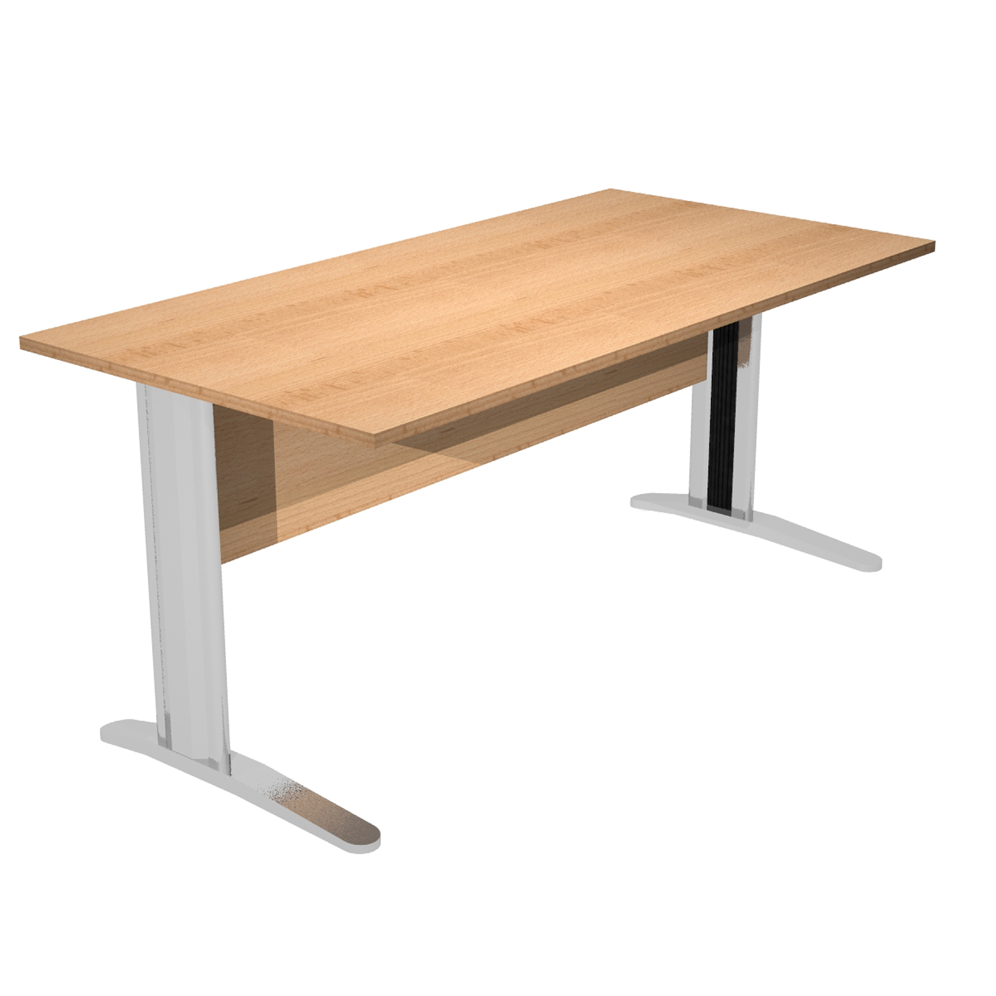 Scrivania lineare Easy - 160 x 80 x …