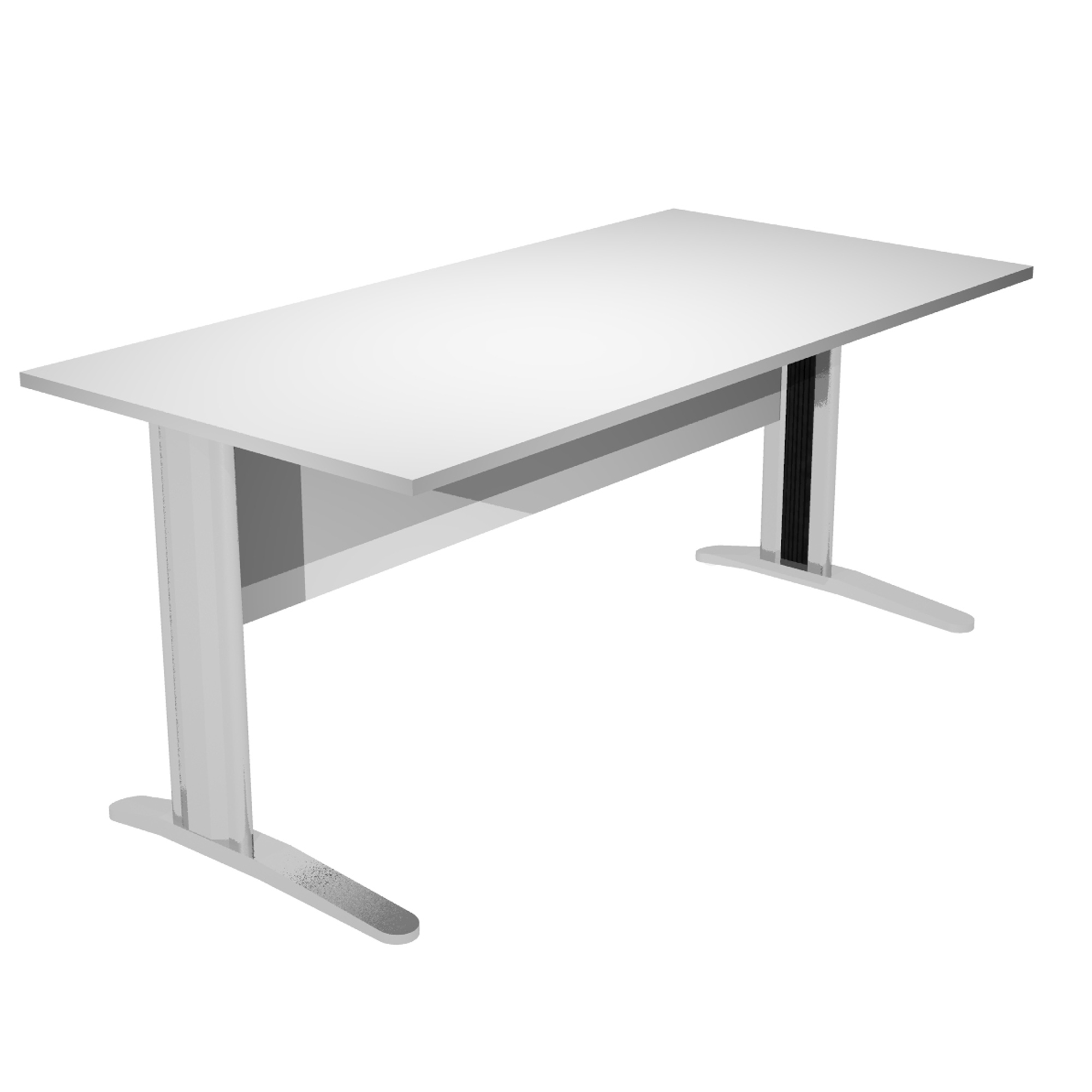 Scrivania lineare Easy - 160 x 80 x …