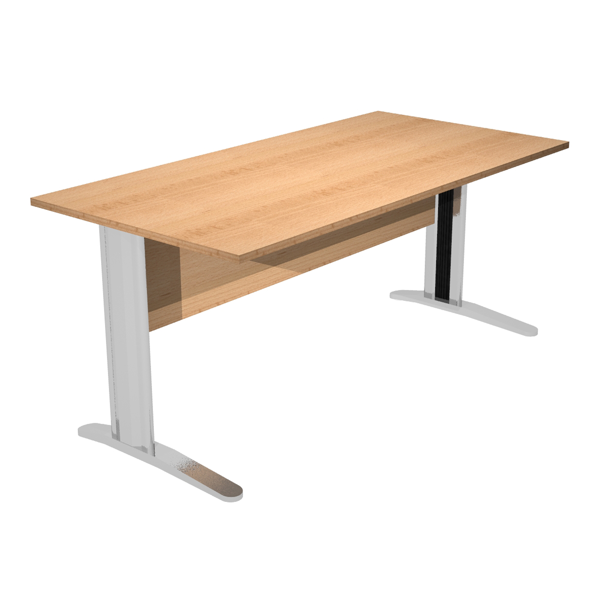 Scrivania lineare Easy - 140 x 80 x …