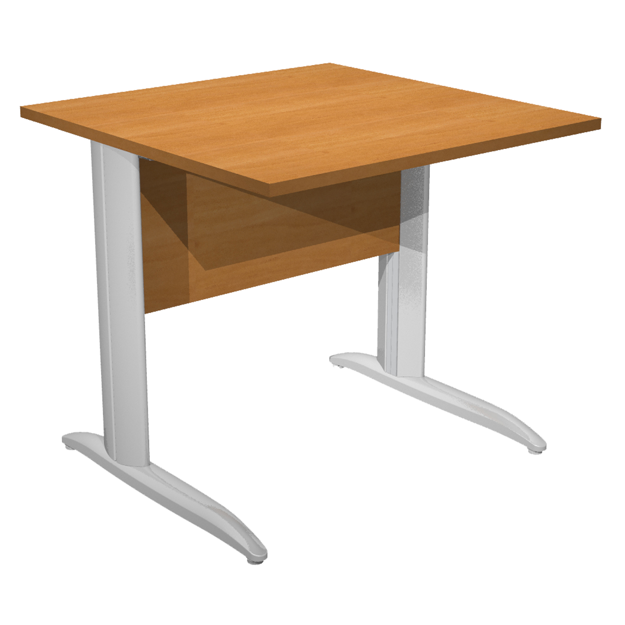 Scrivania lineare Easy - 80 x 80 x …