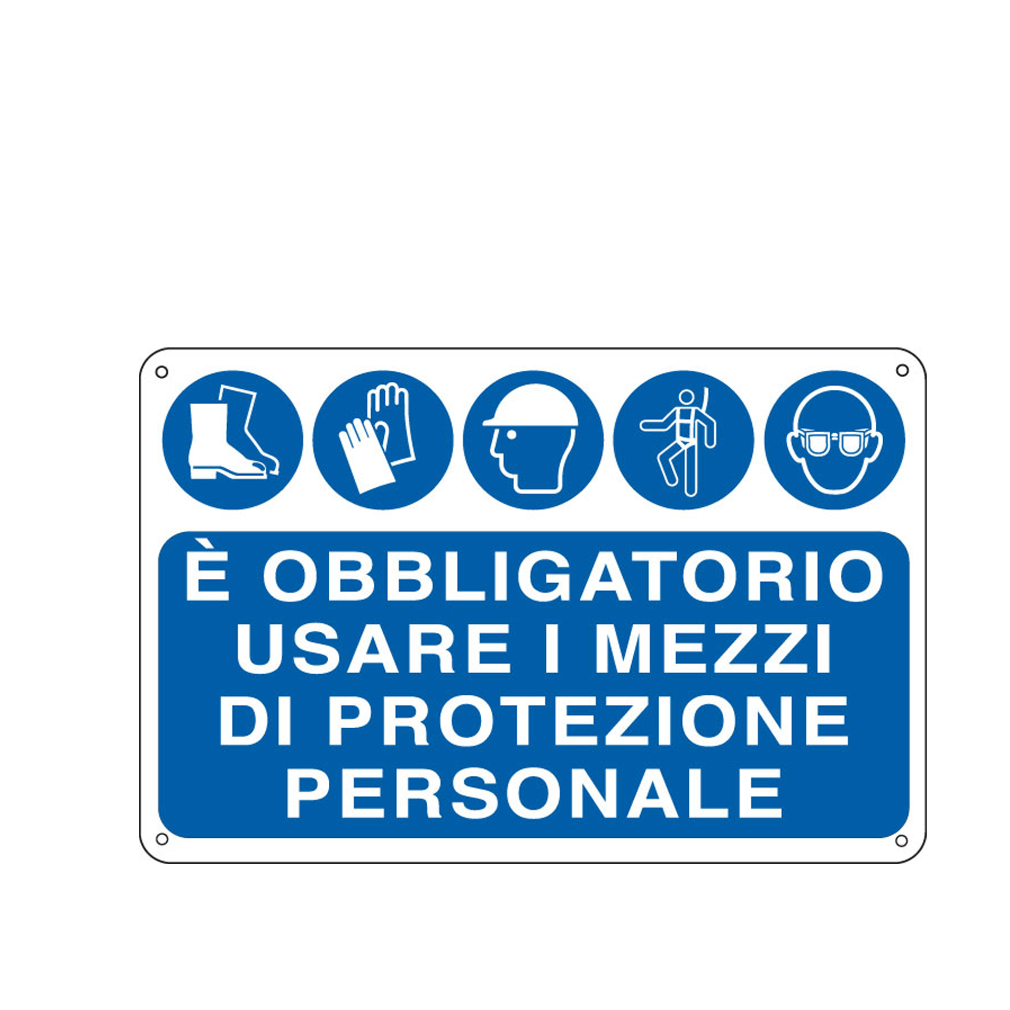 Cartello segnalatore - 30x20 cm - E' OBBLIGATORIO …