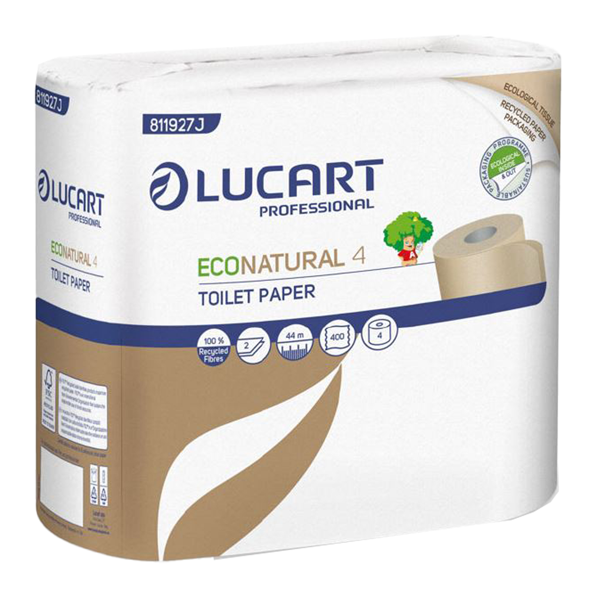 Carta igienica EcoNatural - 9,5 cm x 44 …