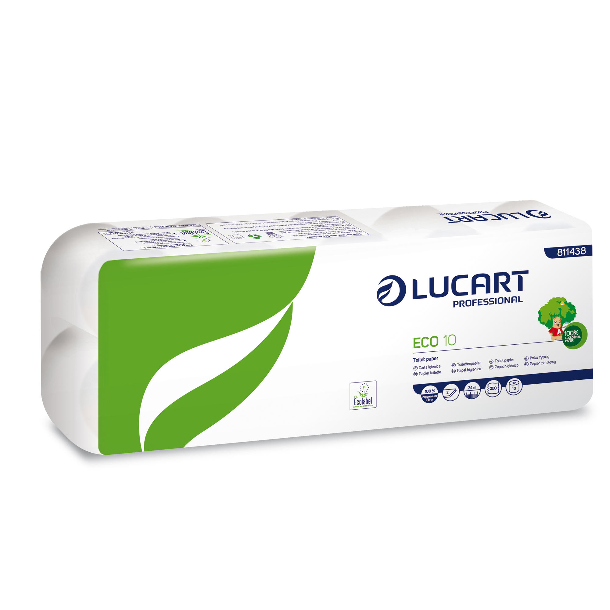 Carta igienica Eco - 200 strappi - 2 …