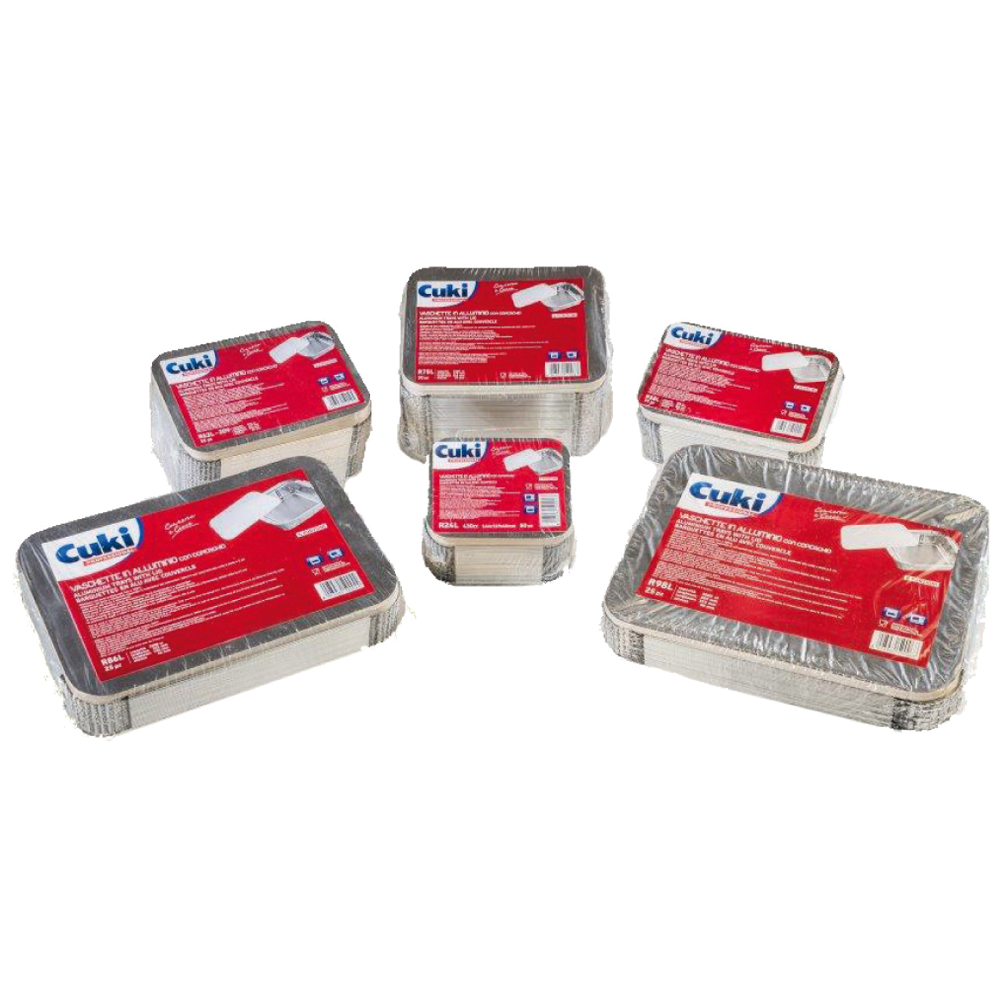 Contenitore in alluminio - 20,2 x 13,7 x …