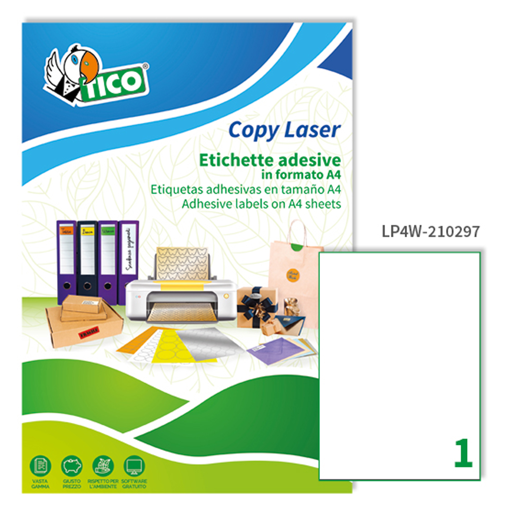 Tico Copy Laser Premium - Carta - adesivo …