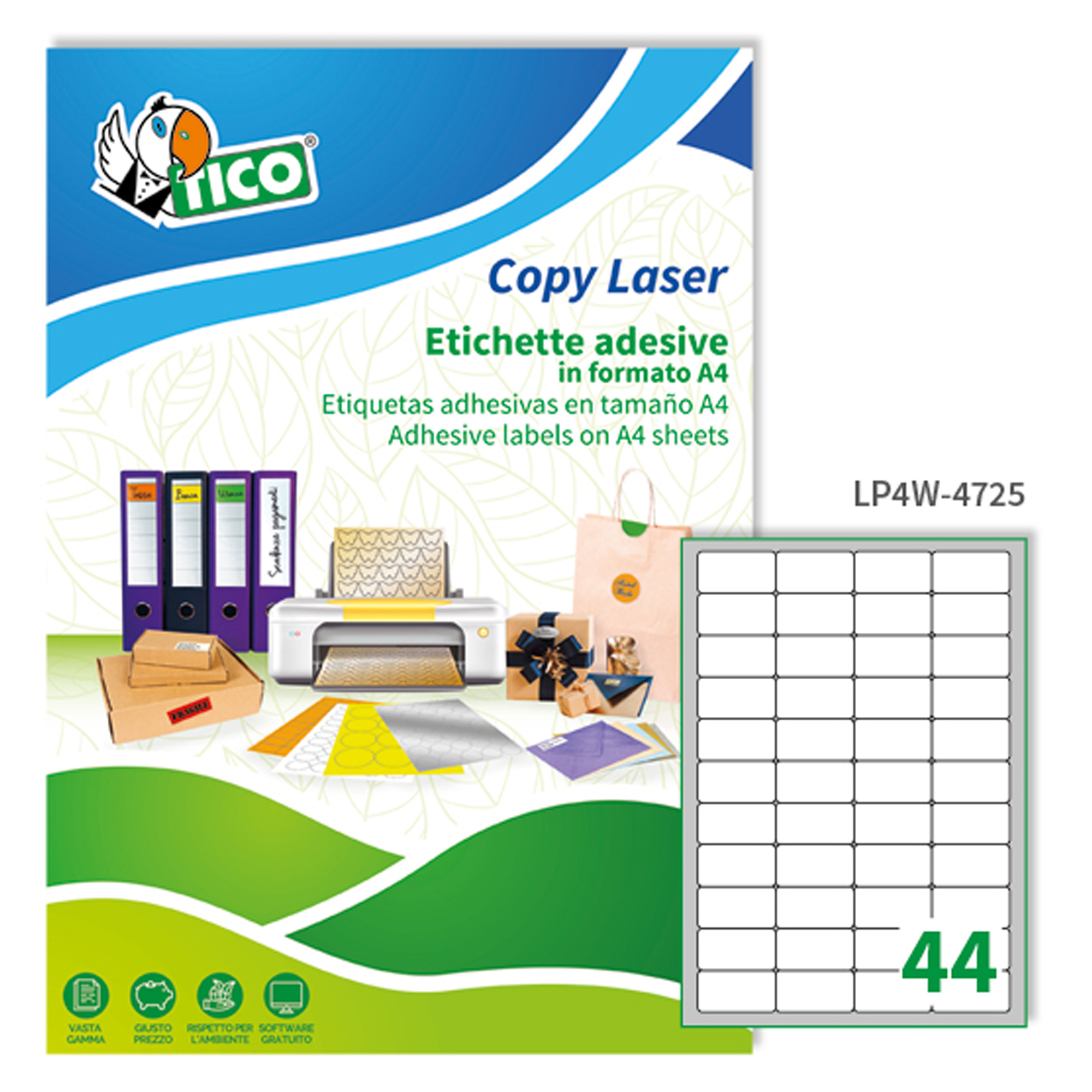 Tico Copy Laser Premium - Carta - adesivo …
