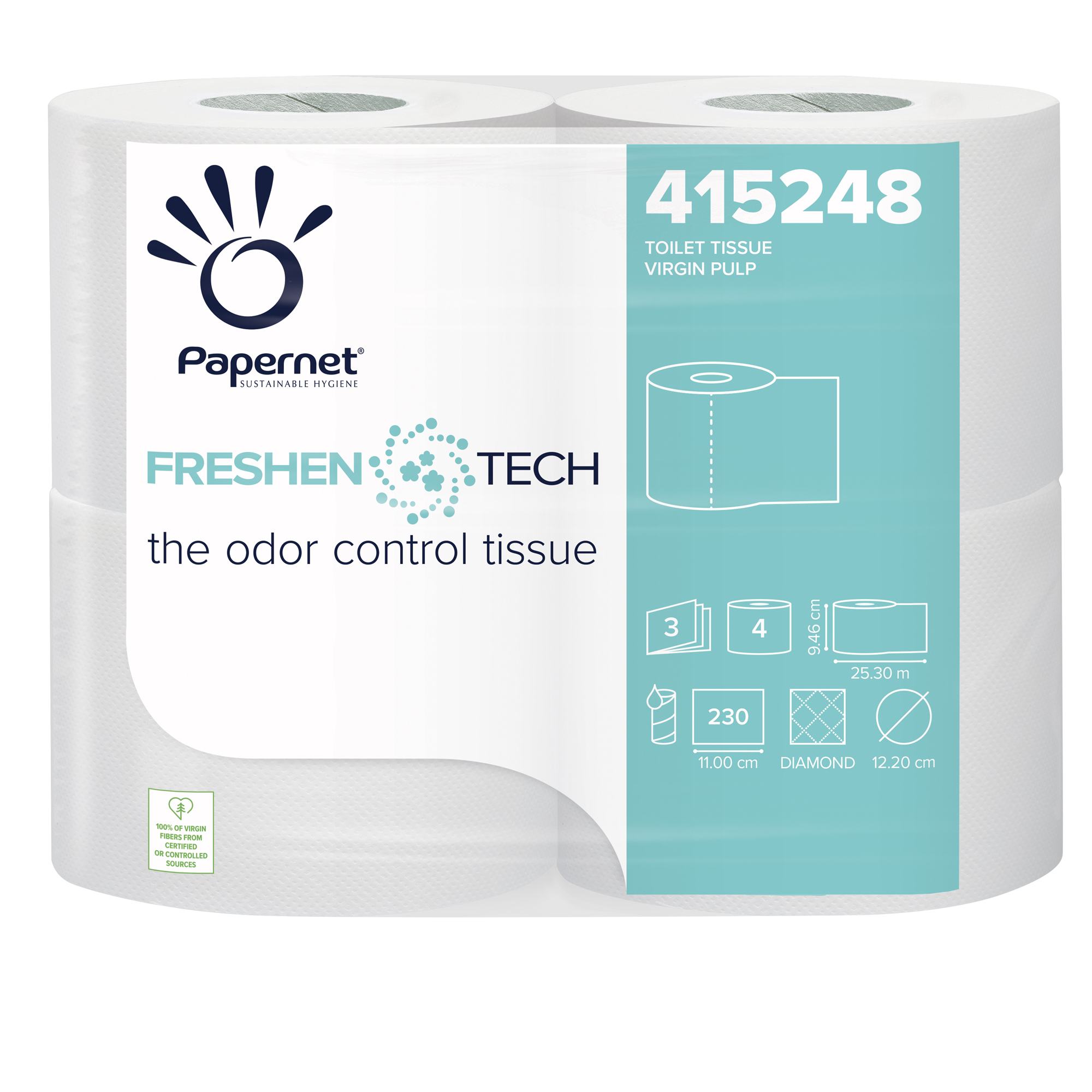 Carta igienica classica Freshen Tech - 3 veli …