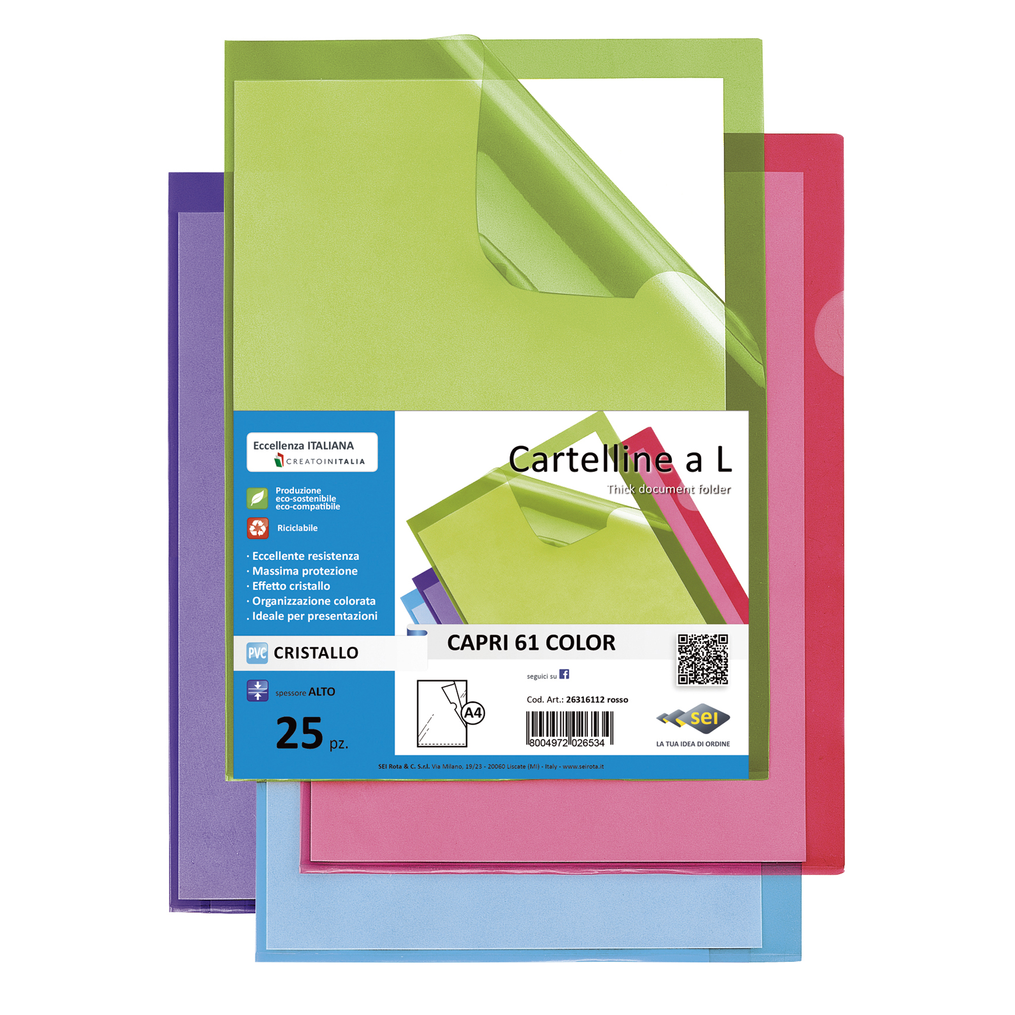 Cartellina a L Capri 61 color - A4 …