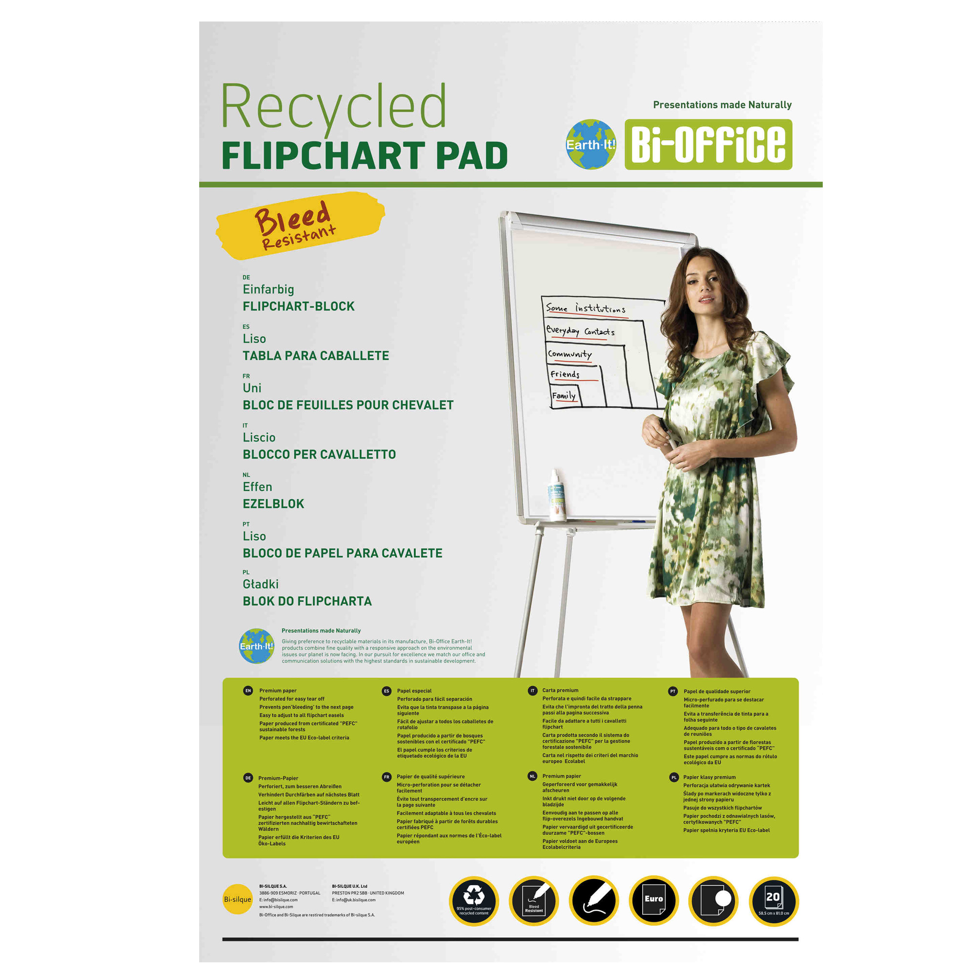 Blocchi per lavagna Earth - 65 x 98 …