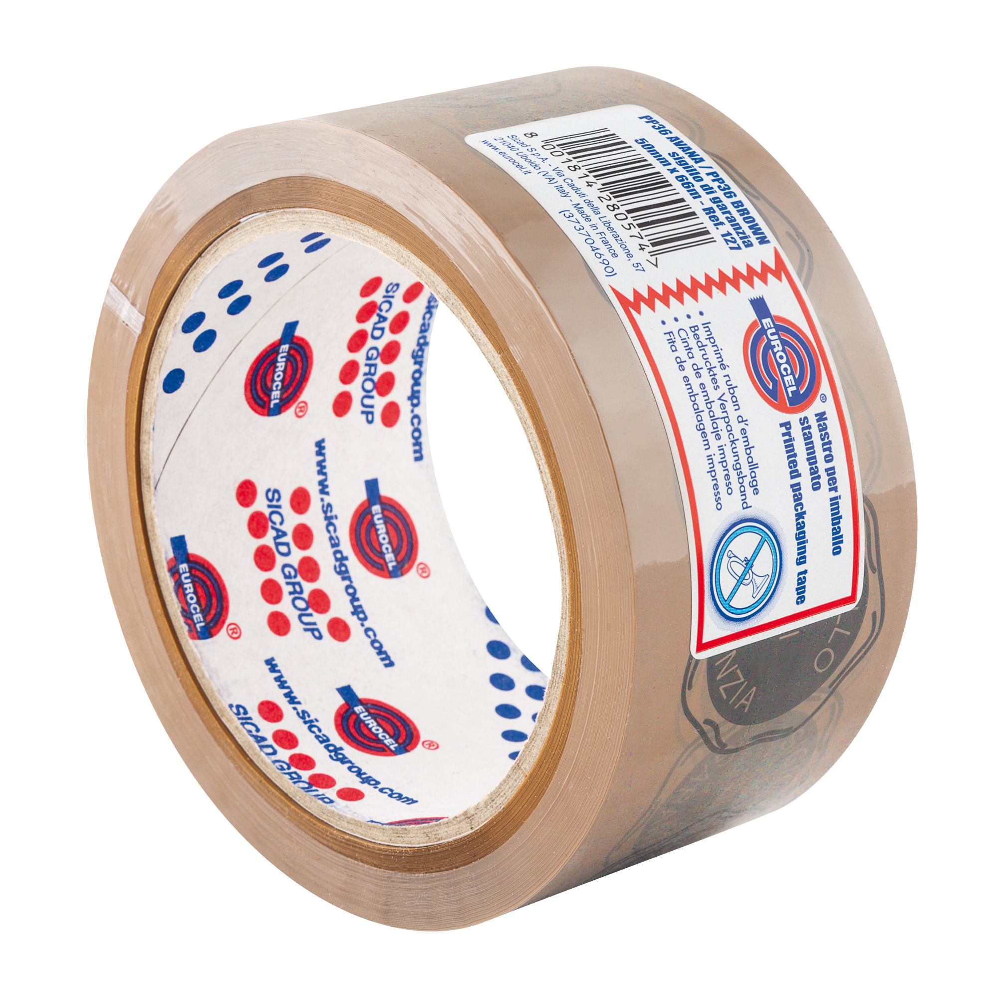 Nastro da imballo EURO PP36 stampa Sigillo 50mm …