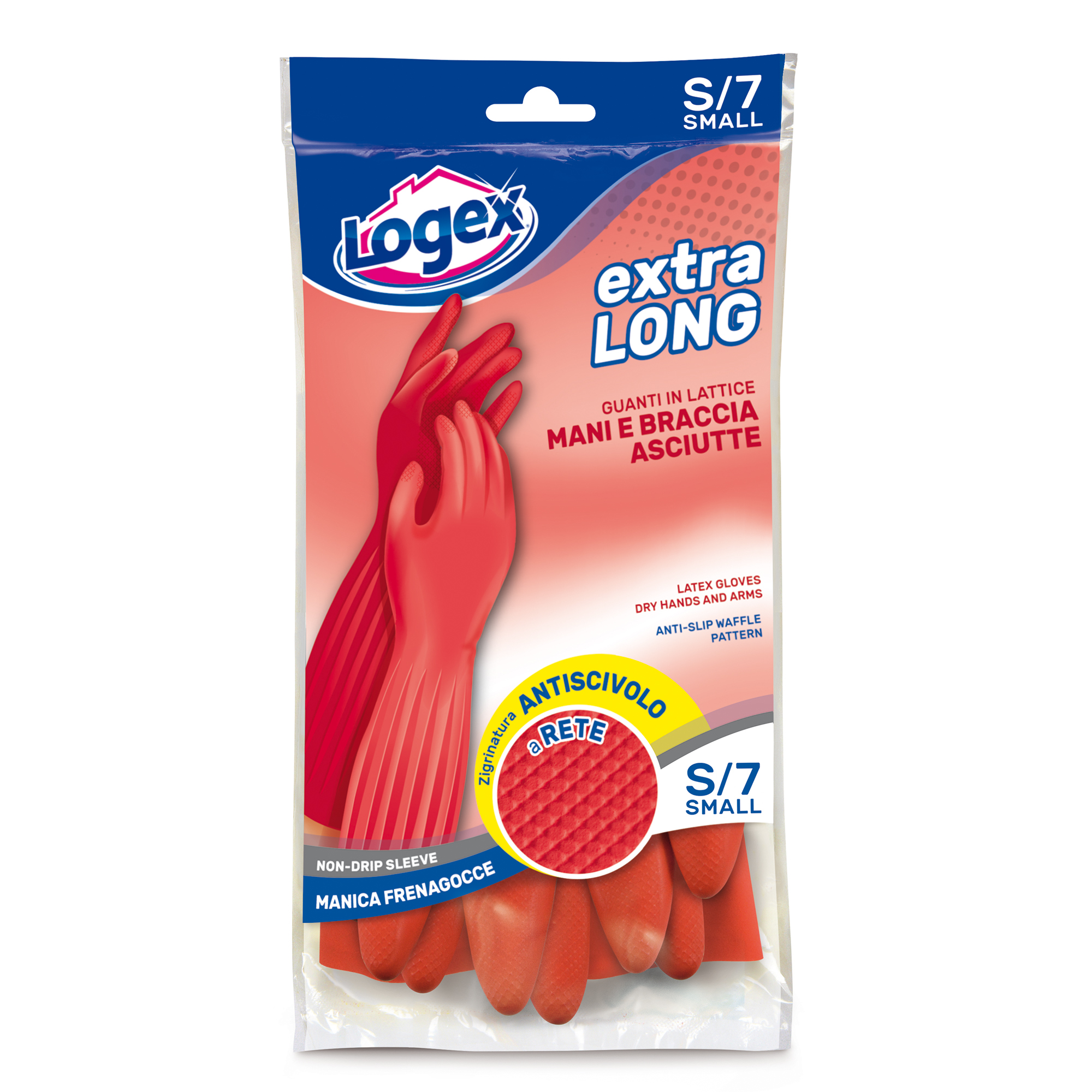 Guanti in lattice Extralong - taglia S - …