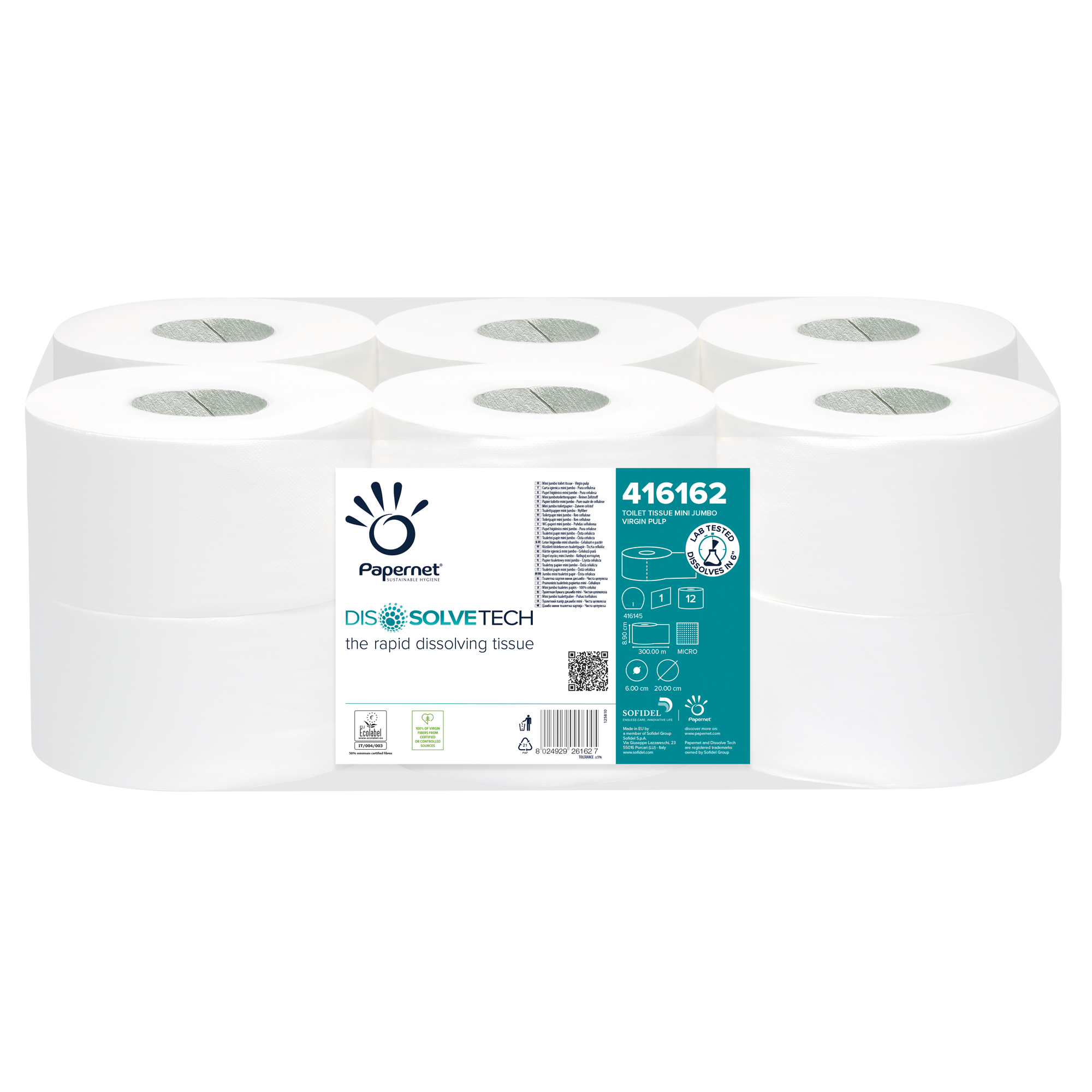 Carta igienica Mini Jumbo - 8,9 cm x …
